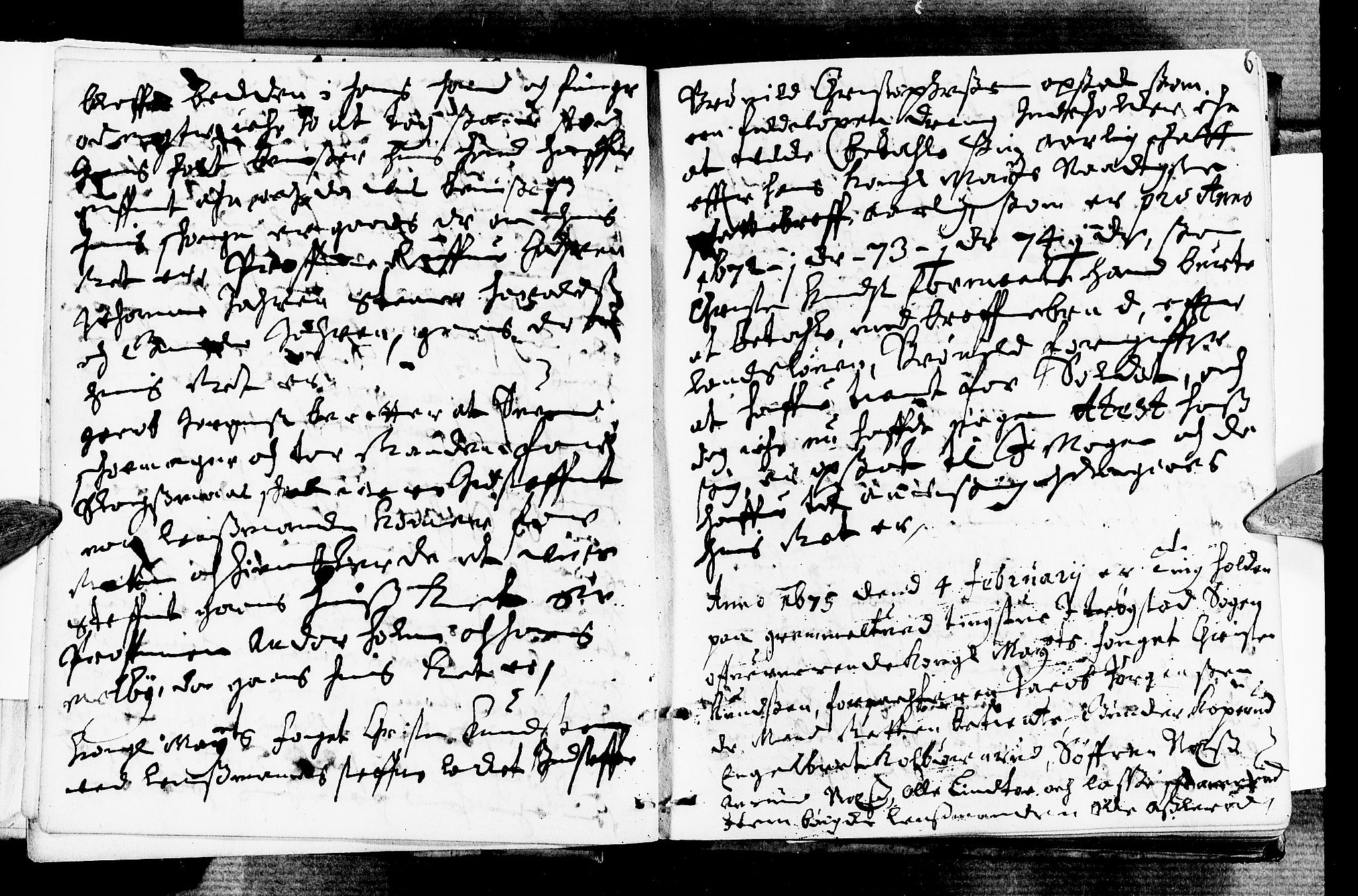 Heggen og Frøland sorenskriveri I, AV/SAO-A-11556/F/Fb/L0016: Tingbok, 1675, s. 5b-6a