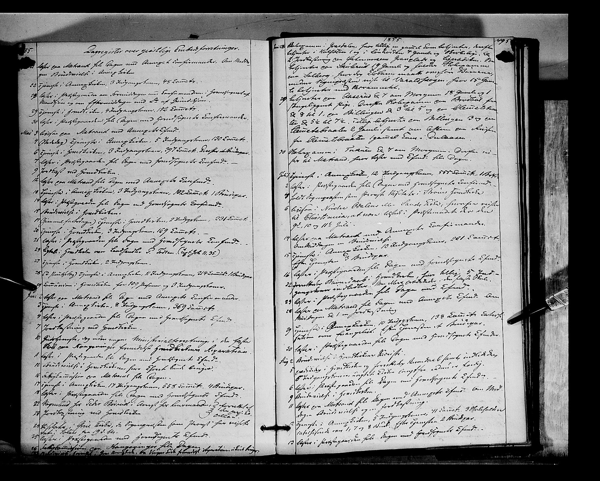 Vinger prestekontor, AV/SAH-PREST-024/H/Ha/Haa/L0010: Ministerialbok nr. 10, 1855-1861, s. 495