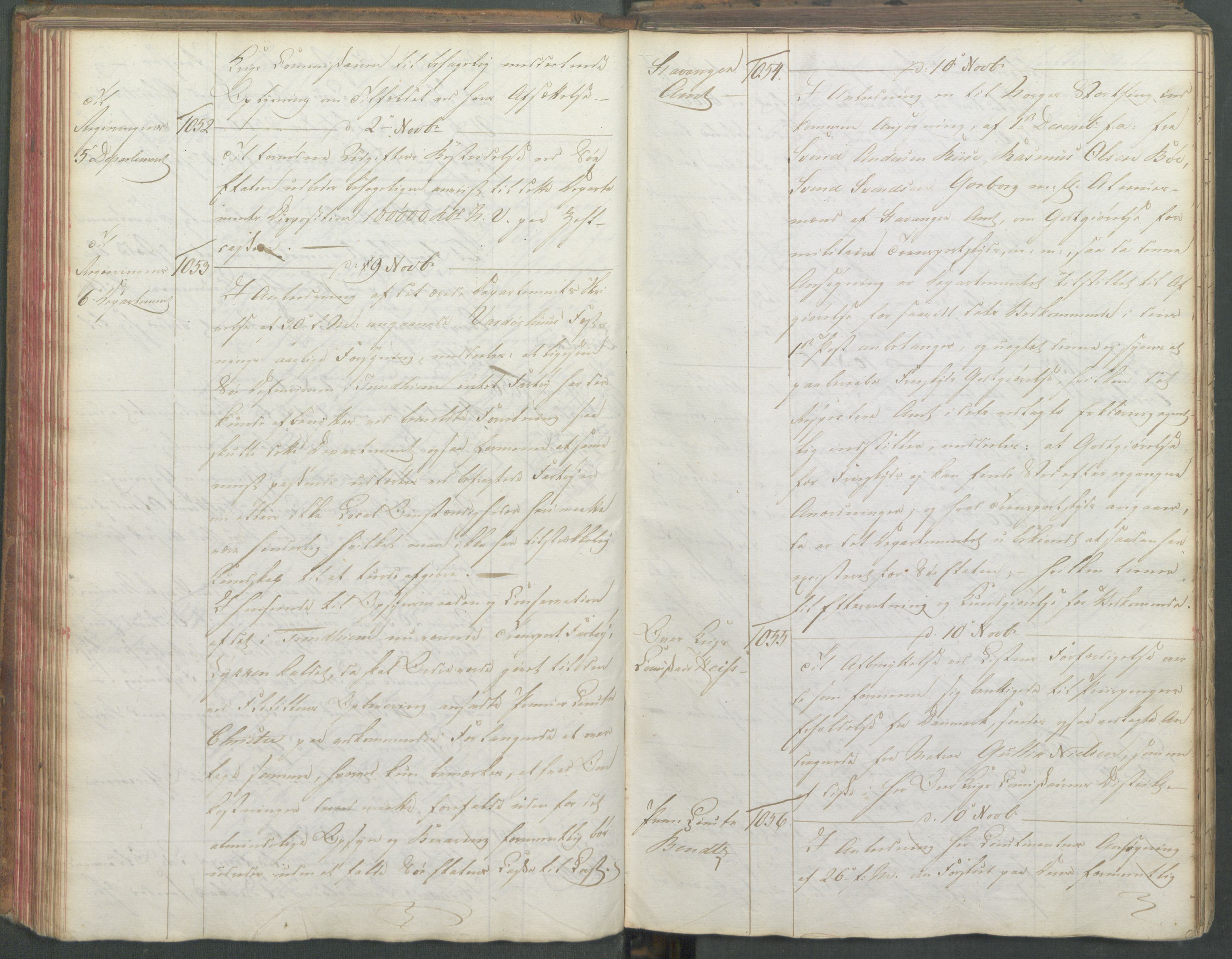 Marinedepartementet/ Marine- og postdepartementet, AV/RA-RAFA-3792/B/Ba/L0003: Marinedepartementets kopibok, 1815-1816