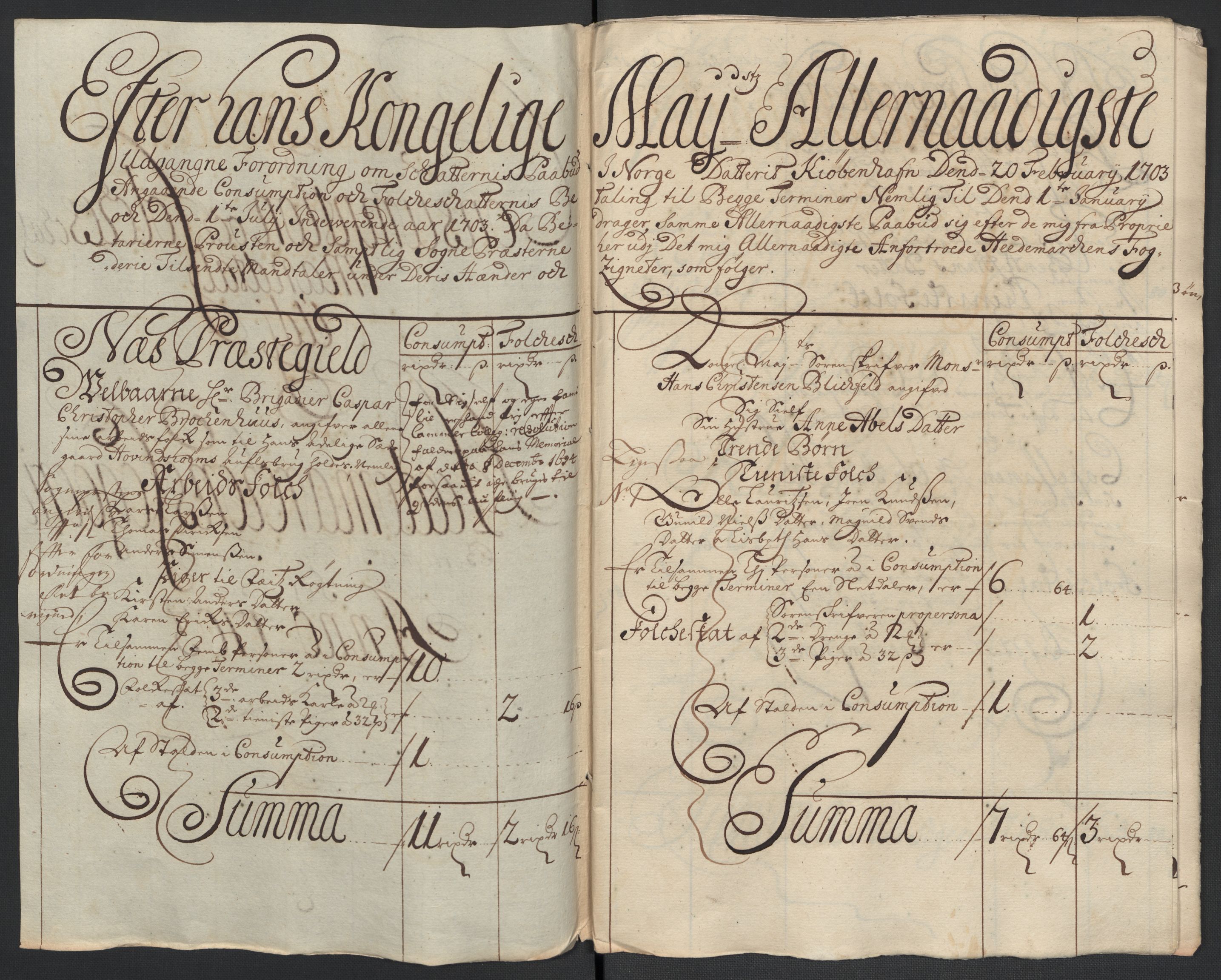 Rentekammeret inntil 1814, Reviderte regnskaper, Fogderegnskap, RA/EA-4092/R16/L1041: Fogderegnskap Hedmark, 1703-1704, s. 101