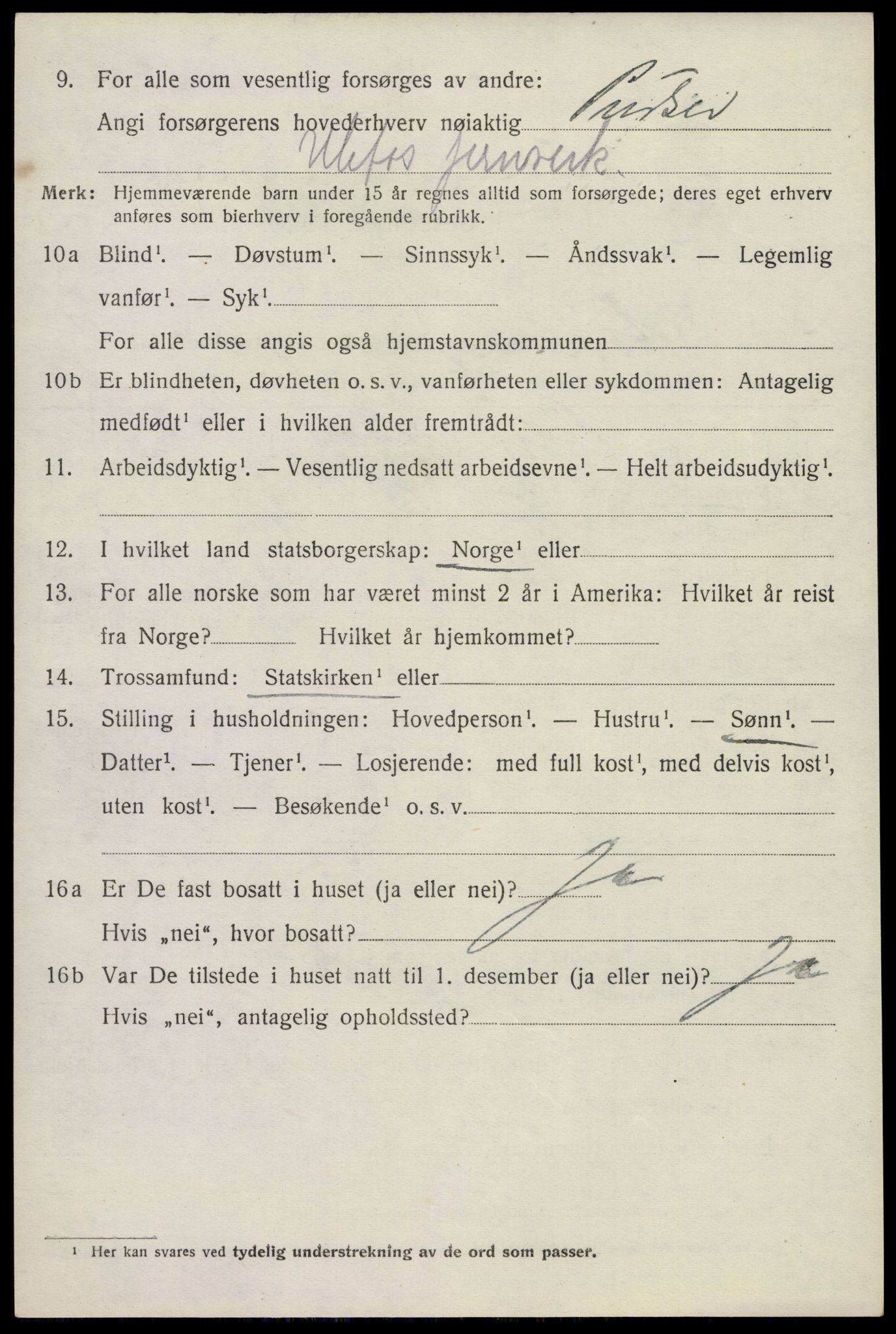 SAKO, Folketelling 1920 for 0819 Holla herred, 1920, s. 3972