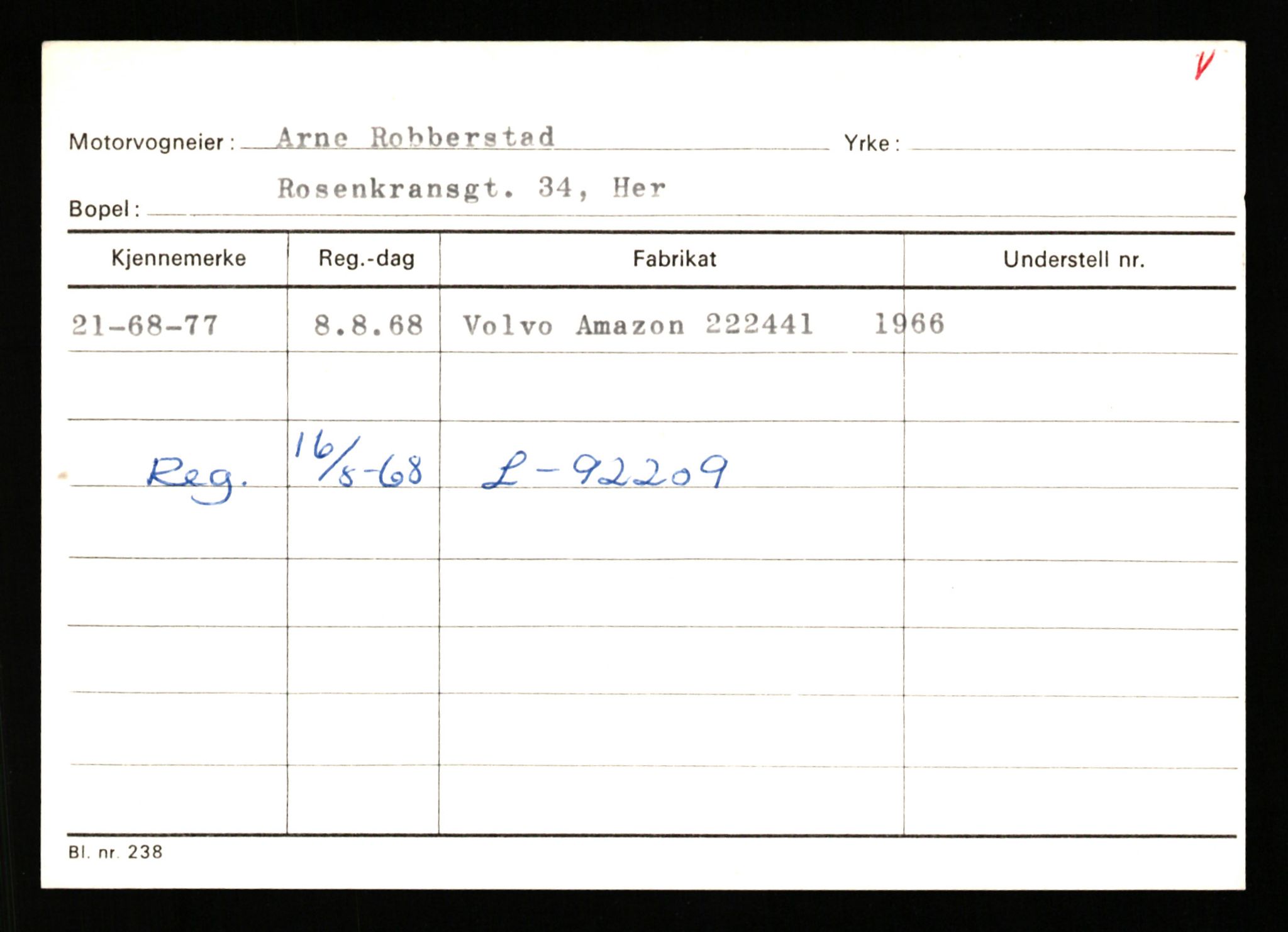 Stavanger trafikkstasjon, AV/SAST-A-101942/0/G/L0010: Registreringsnummer: 130000 - 239953, 1930-1971, s. 2643