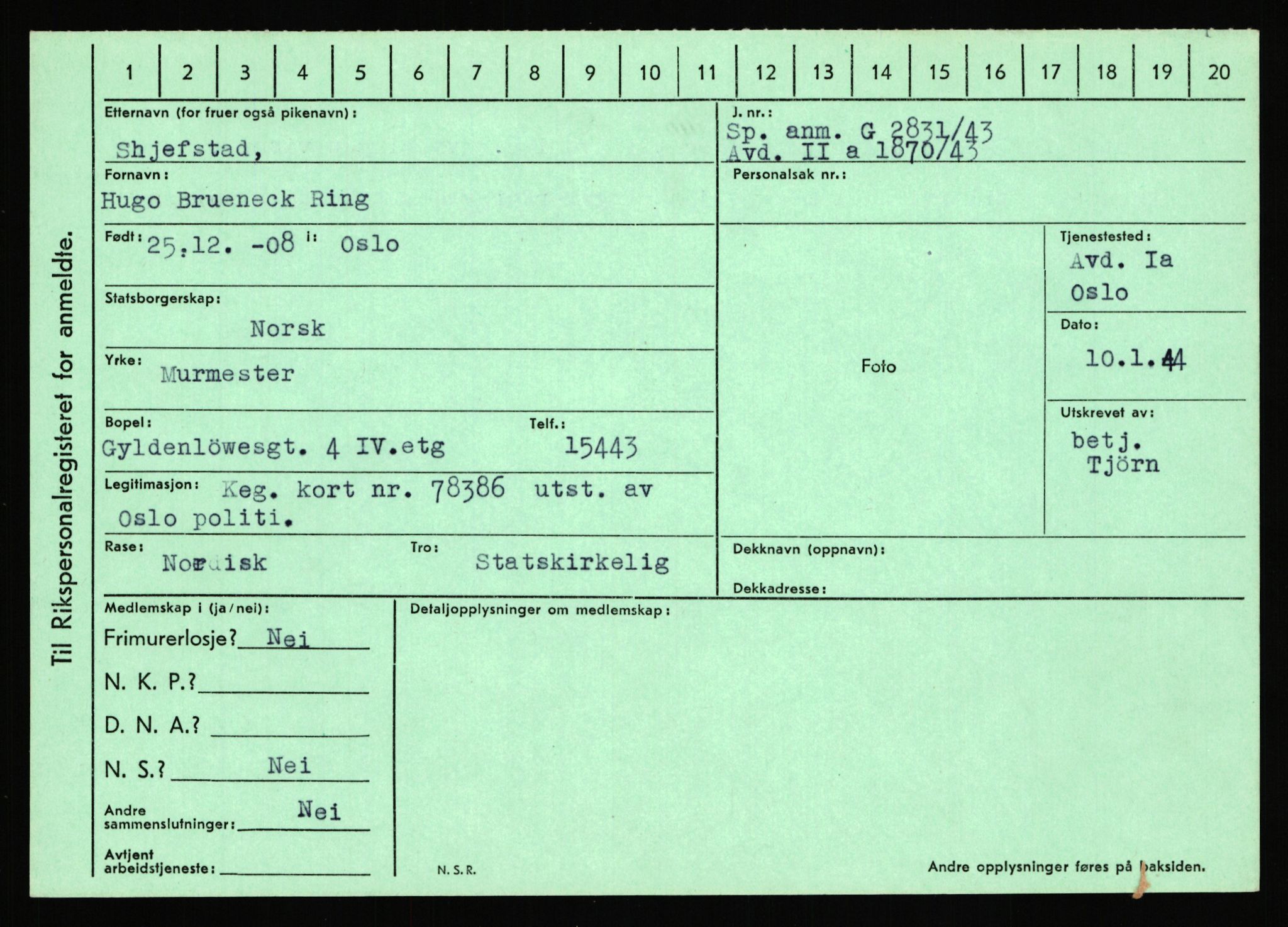 Statspolitiet - Hovedkontoret / Osloavdelingen, AV/RA-S-1329/C/Ca/L0014: Seterlien - Svartås, 1943-1945, s. 56