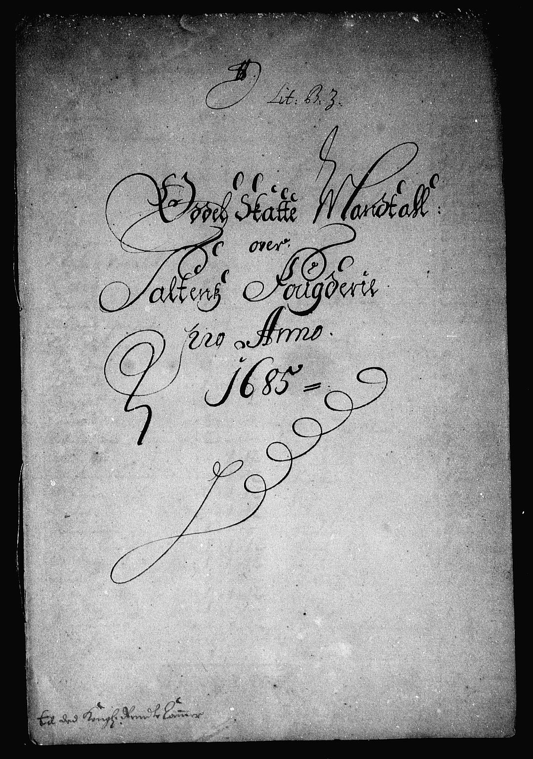 Rentekammeret inntil 1814, Reviderte regnskaper, Stiftamtstueregnskaper, Trondheim stiftamt og Nordland amt, AV/RA-EA-6044/R/Rg/L0082: Trondheim stiftamt og Nordland amt, 1685