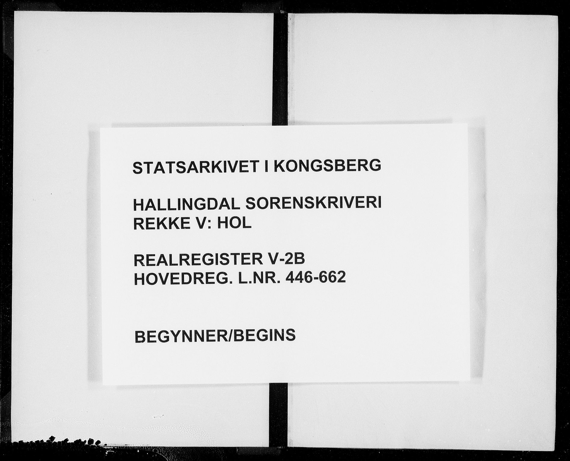 Hallingdal sorenskriveri, SAKO/A-121/G/Gb/Gbe/L0002b: Panteregister nr. V 2b