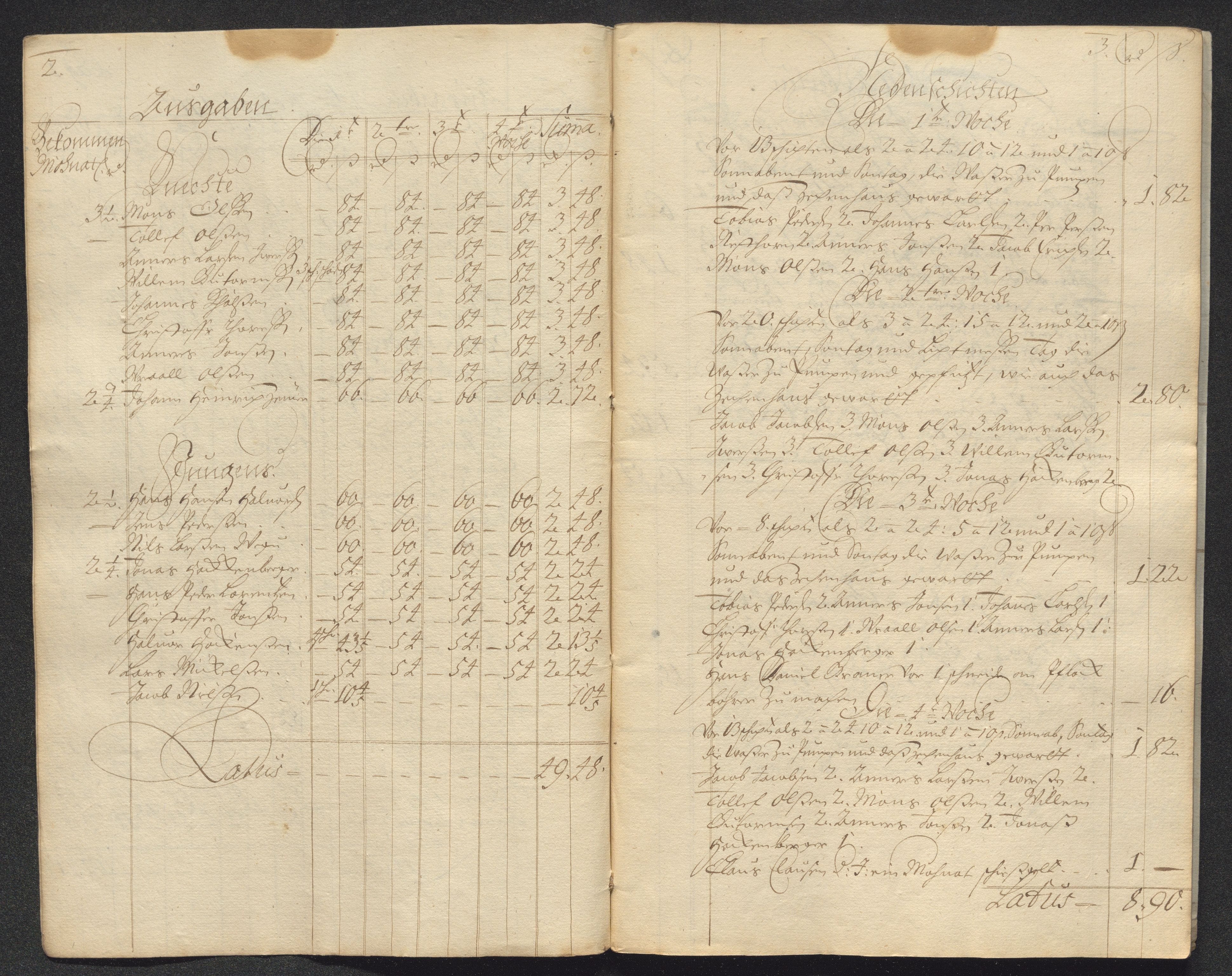 Kongsberg Sølvverk 1623-1816, AV/SAKO-EA-3135/001/D/Dc/Dcd/L0088: Utgiftsregnskap for gruver m.m. , 1705, s. 376