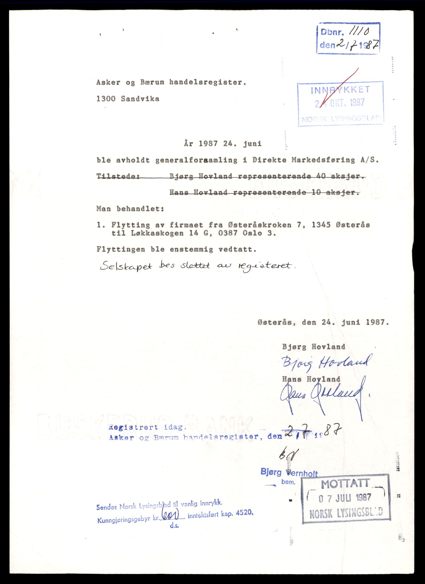 Asker og Bærum tingrett, AV/SAT-A-10379/K/Kb/Kba/L0070: Aksjeselskap, Di - El, 1944-1989, s. 3