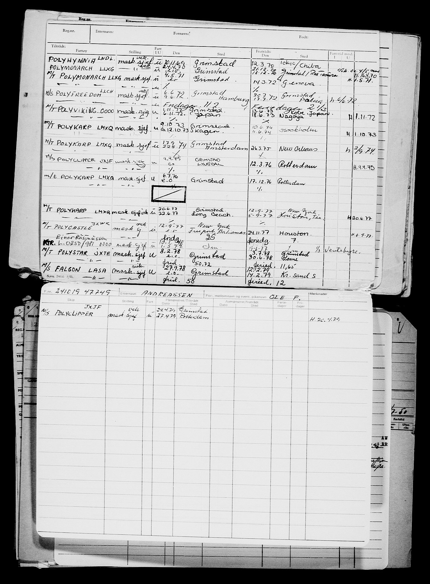 Direktoratet for sjømenn, AV/RA-S-3545/G/Gb/L0173: Hovedkort, 1919, s. 90