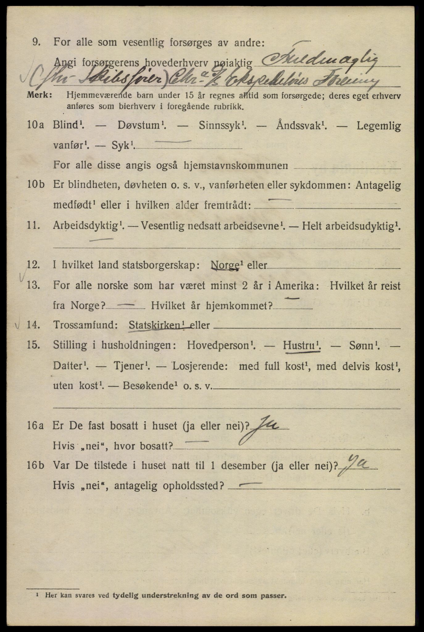 SAO, Folketelling 1920 for 0301 Kristiania kjøpstad, 1920, s. 627748