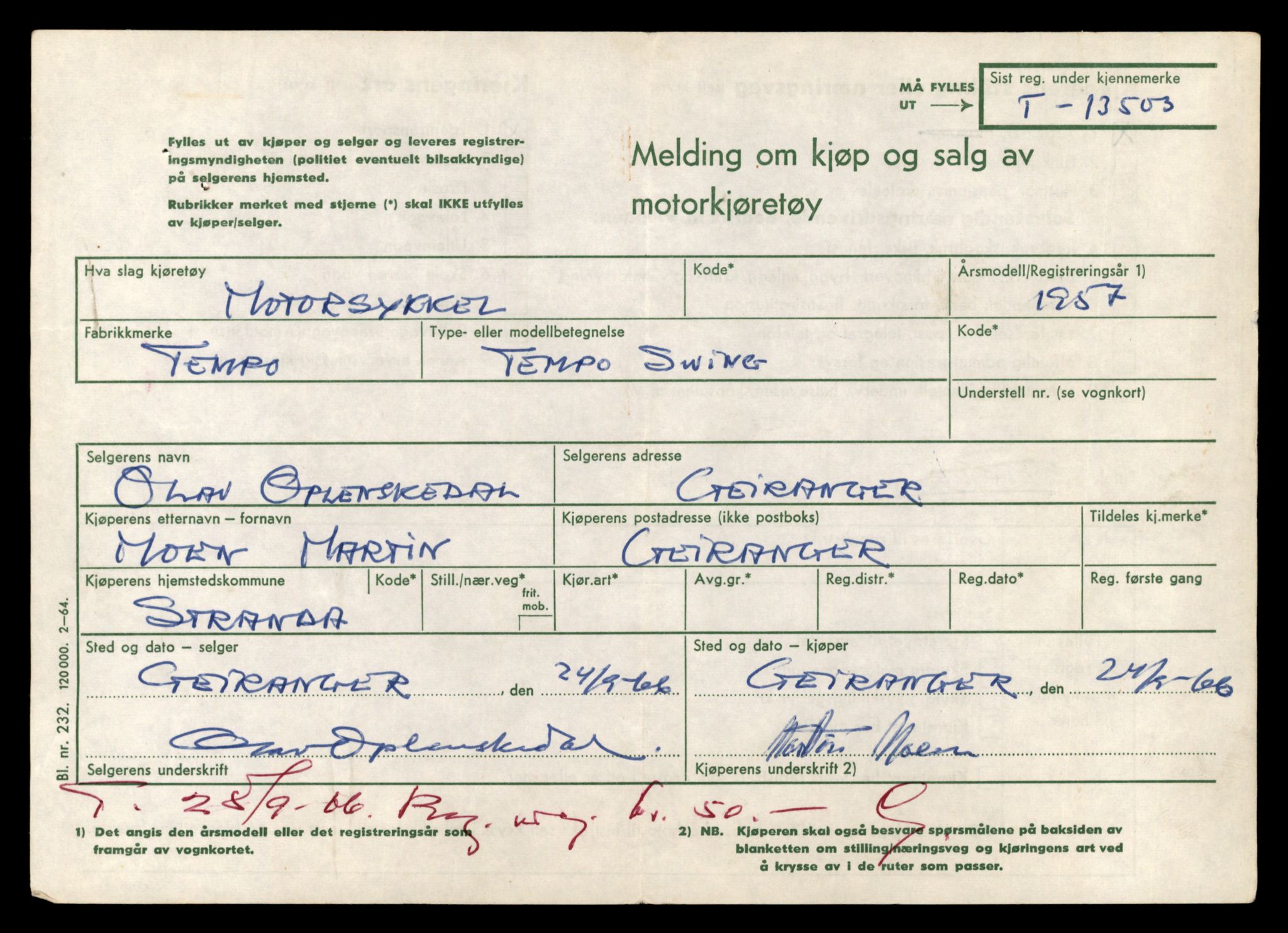 Møre og Romsdal vegkontor - Ålesund trafikkstasjon, AV/SAT-A-4099/F/Fe/L0039: Registreringskort for kjøretøy T 13361 - T 13530, 1927-1998, s. 2534