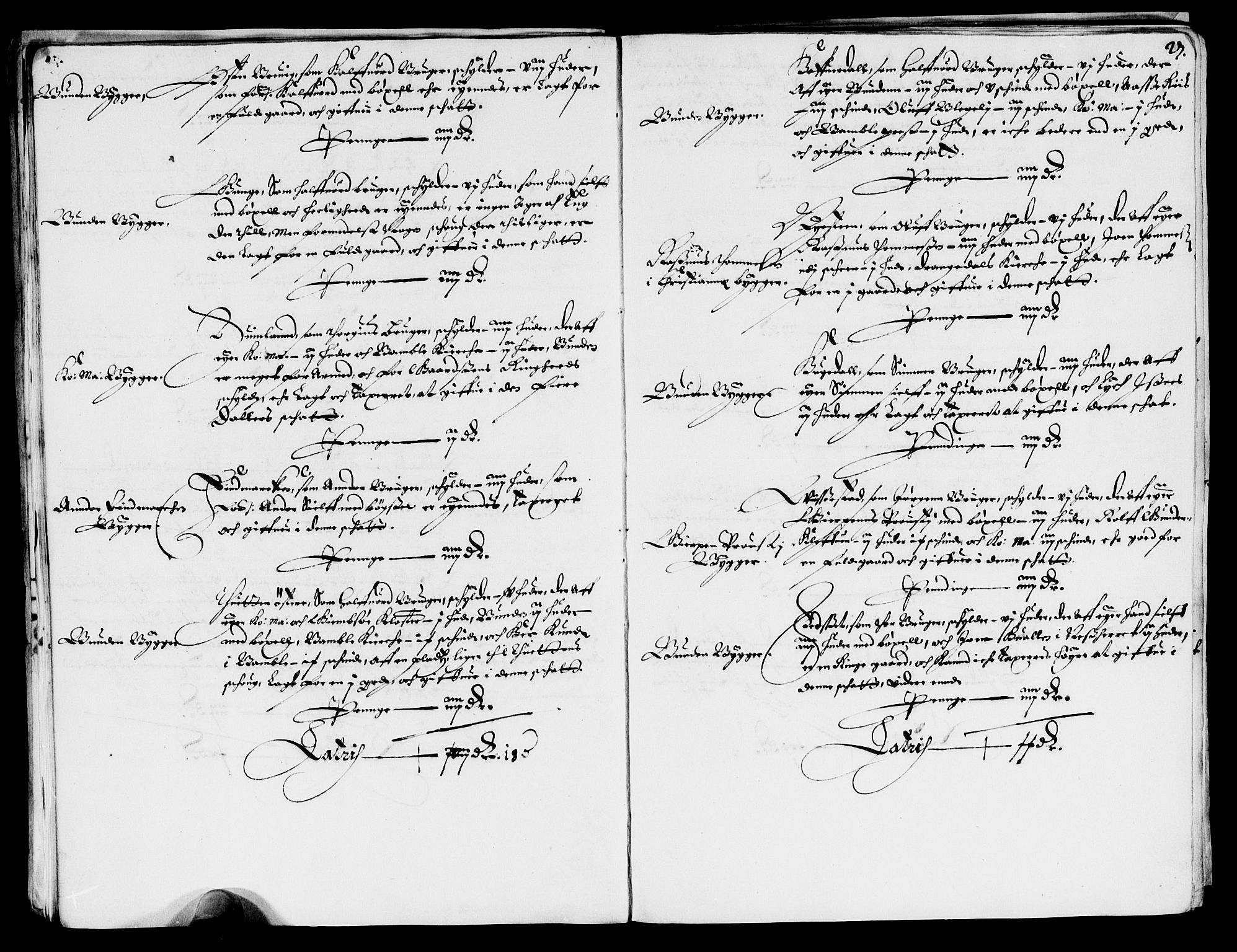 Rentekammeret inntil 1814, Reviderte regnskaper, Lensregnskaper, AV/RA-EA-5023/R/Rb/Rbp/L0038: Bratsberg len, 1651-1653