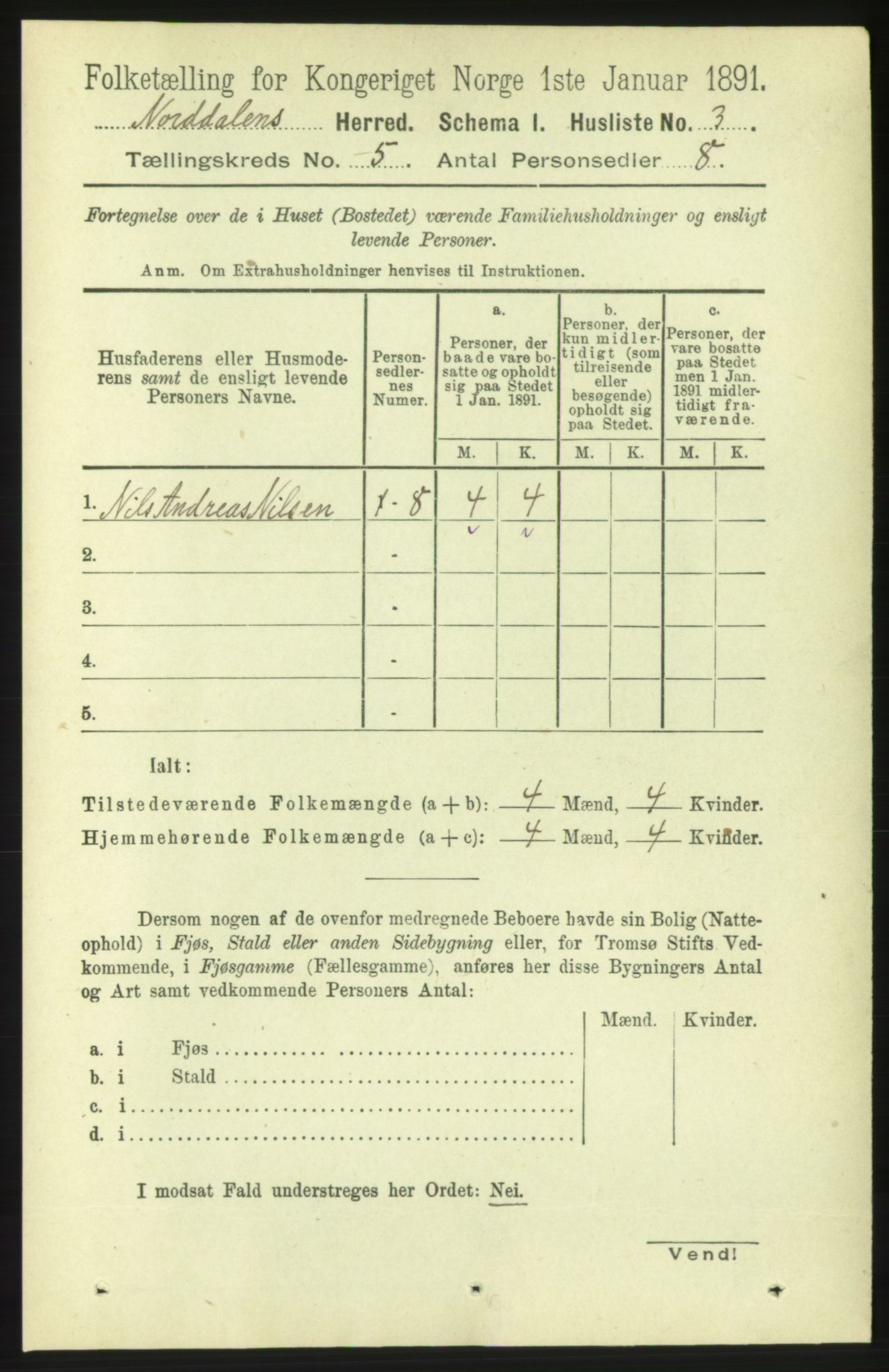 RA, Folketelling 1891 for 1524 Norddal herred, 1891, s. 968