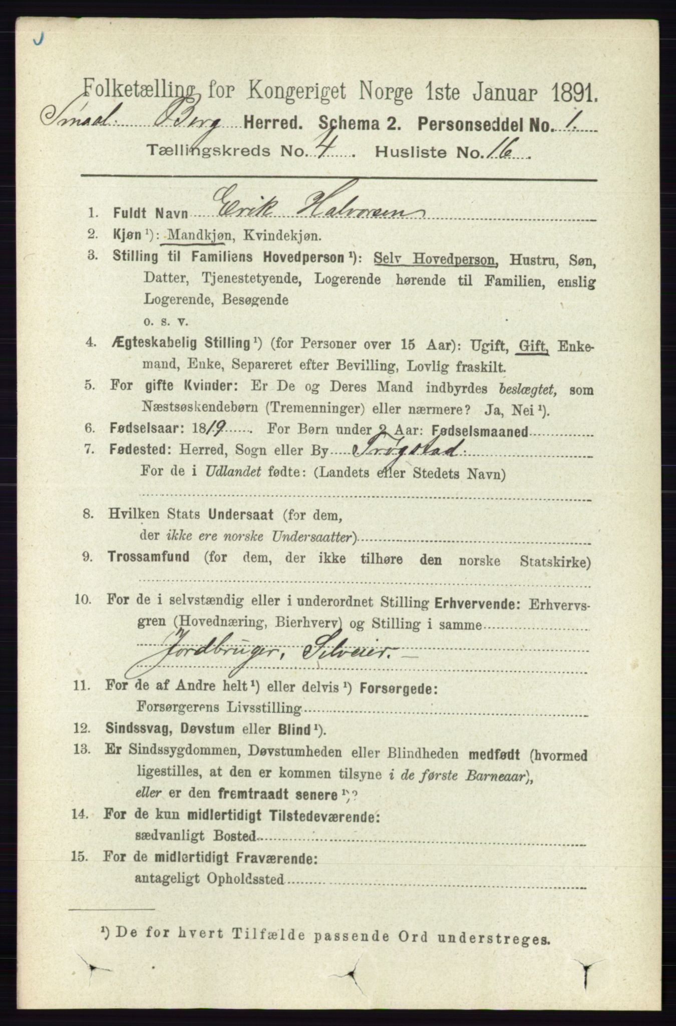 RA, Folketelling 1891 for 0116 Berg herred, 1891, s. 2905