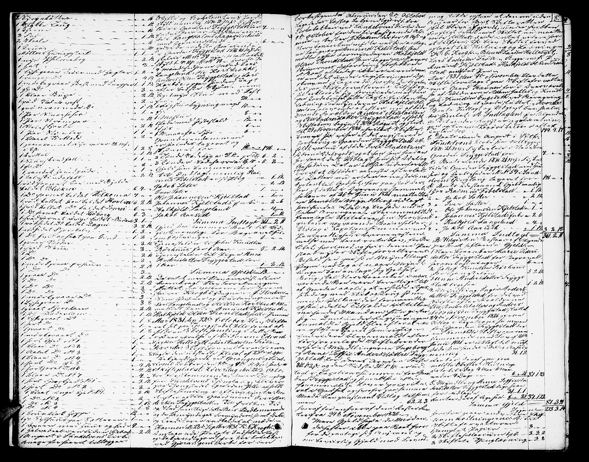 Nordre Sunnmøre sorenskriveri, AV/SAT-A-0006/1/3/3A/L0016: Skifteprotokoll 10A, 1831-1834, s. 7b-8a