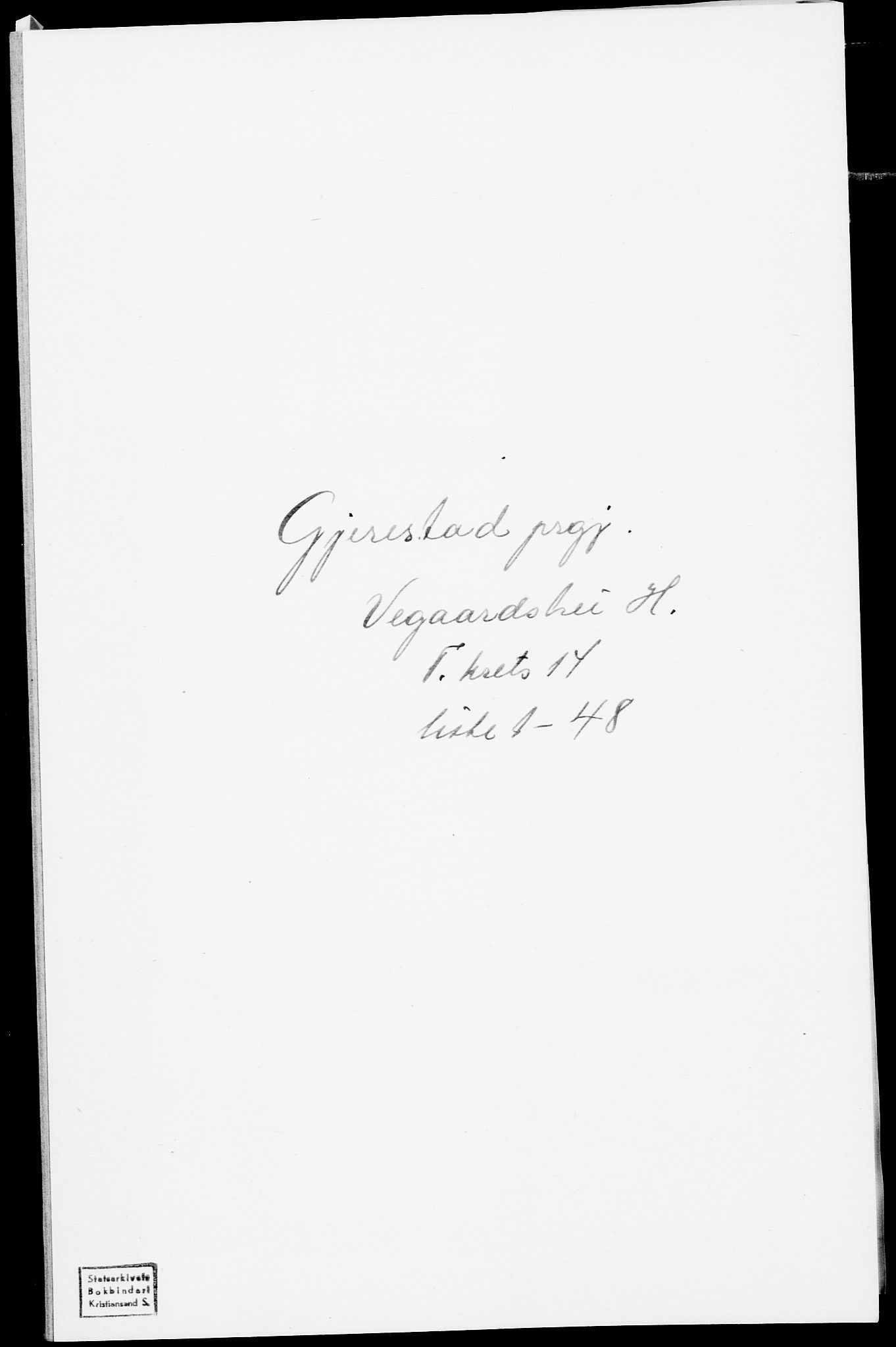 SAK, Folketelling 1875 for 0911P Gjerstad prestegjeld, 1875, s. 1364