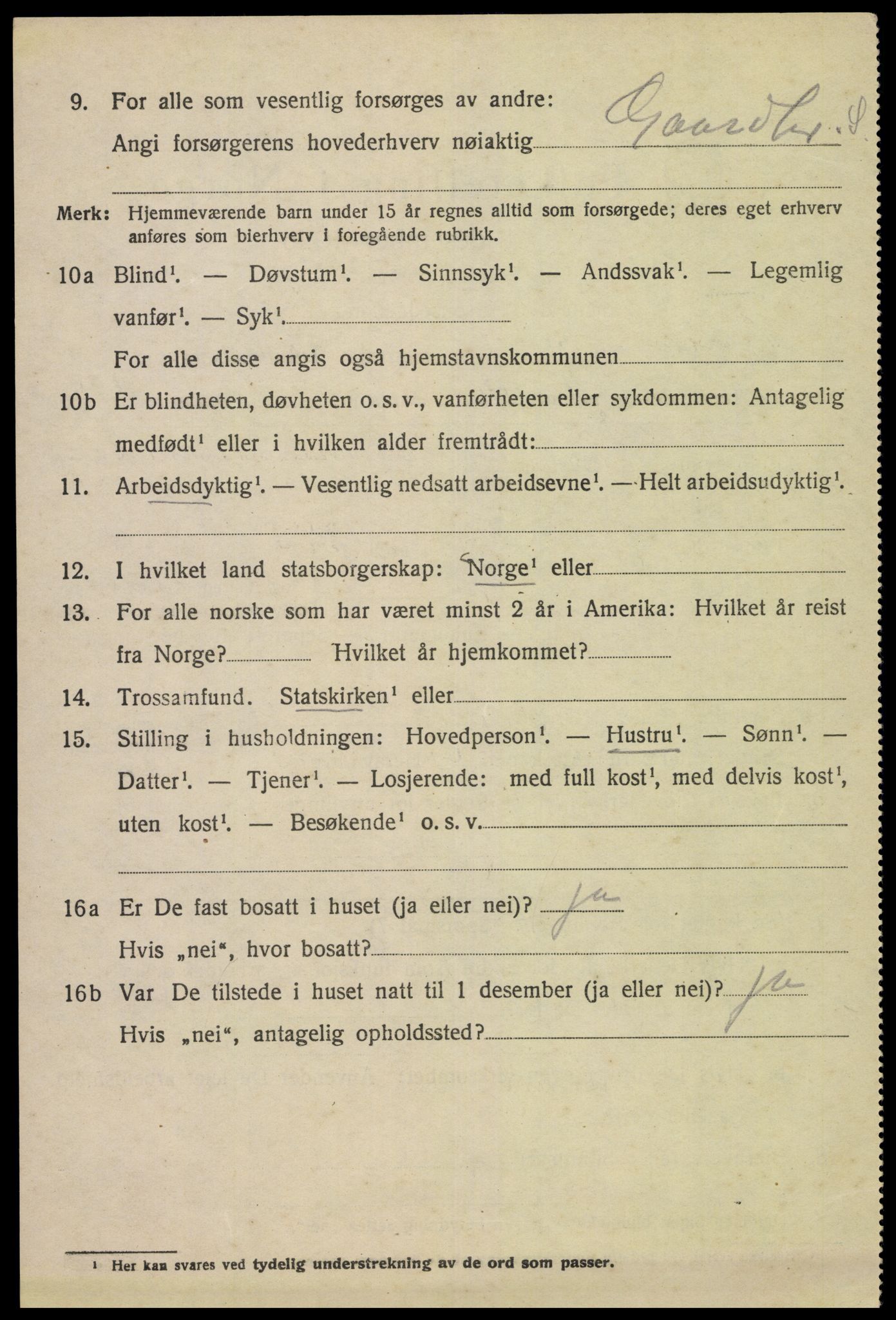 SAK, Folketelling 1920 for 1036 Fjotland herred, 1920, s. 557
