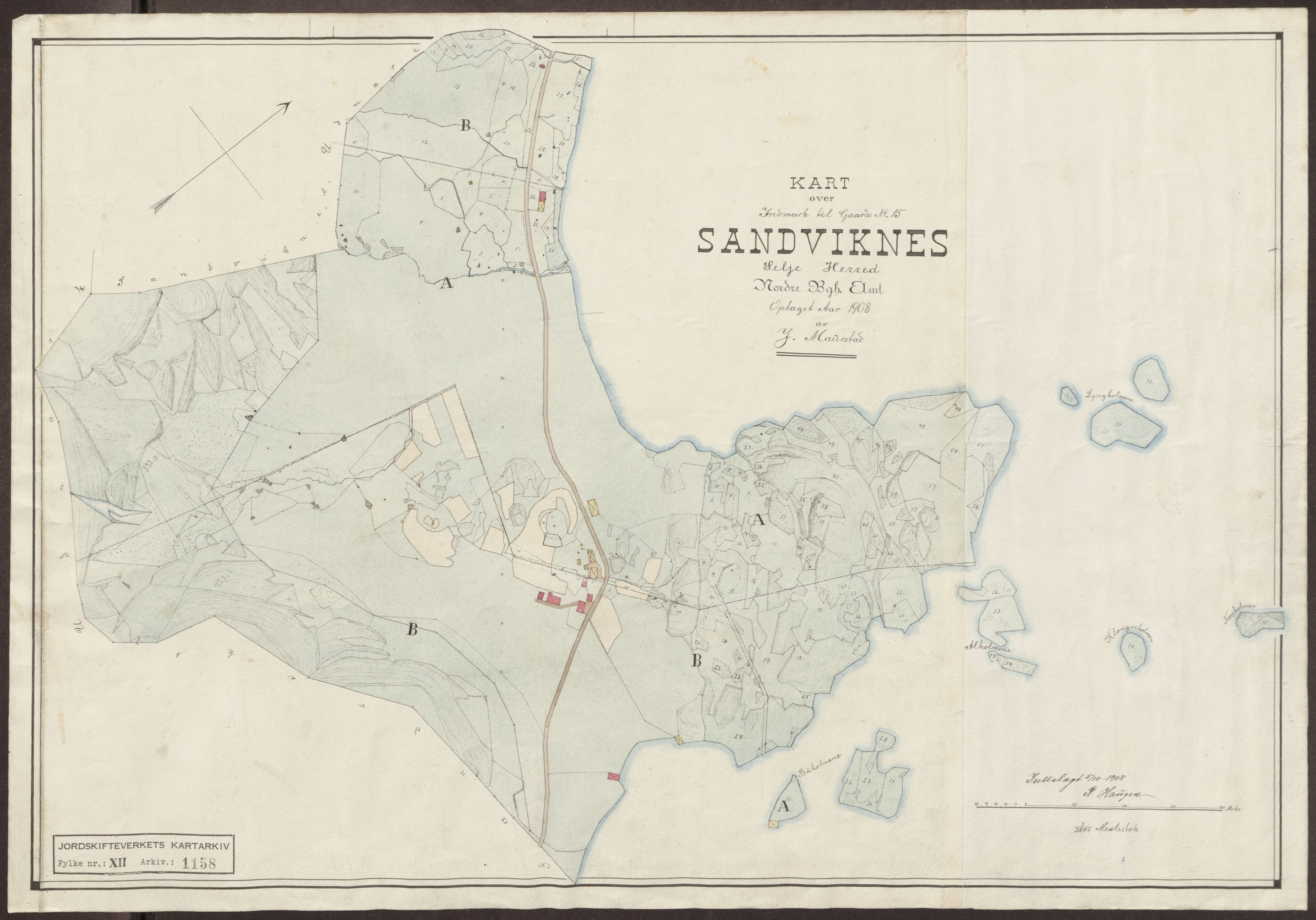 Jordskifteverkets kartarkiv, AV/RA-S-3929/T, 1859-1988, s. 1305