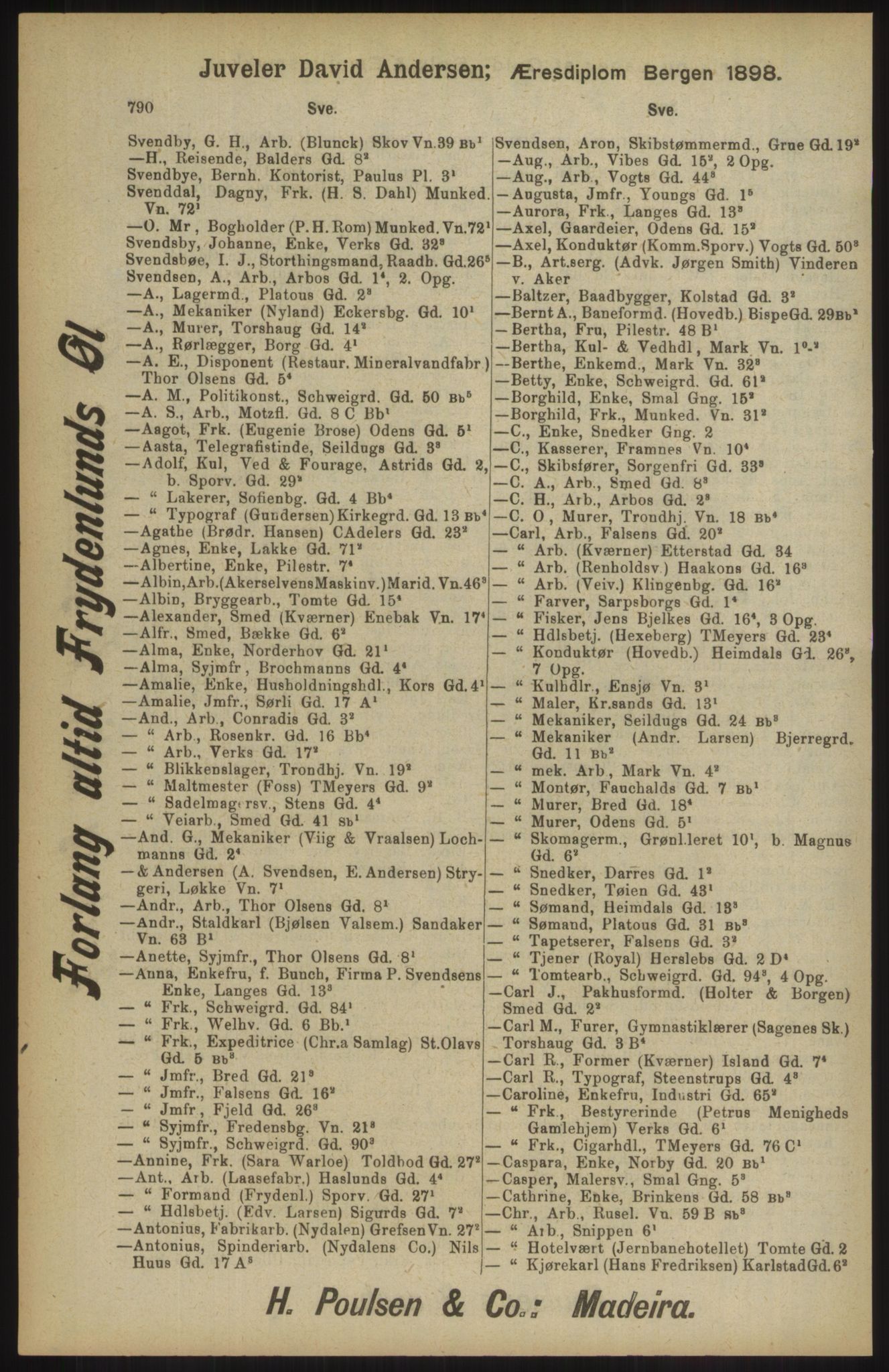 Kristiania/Oslo adressebok, PUBL/-, 1904, s. 790