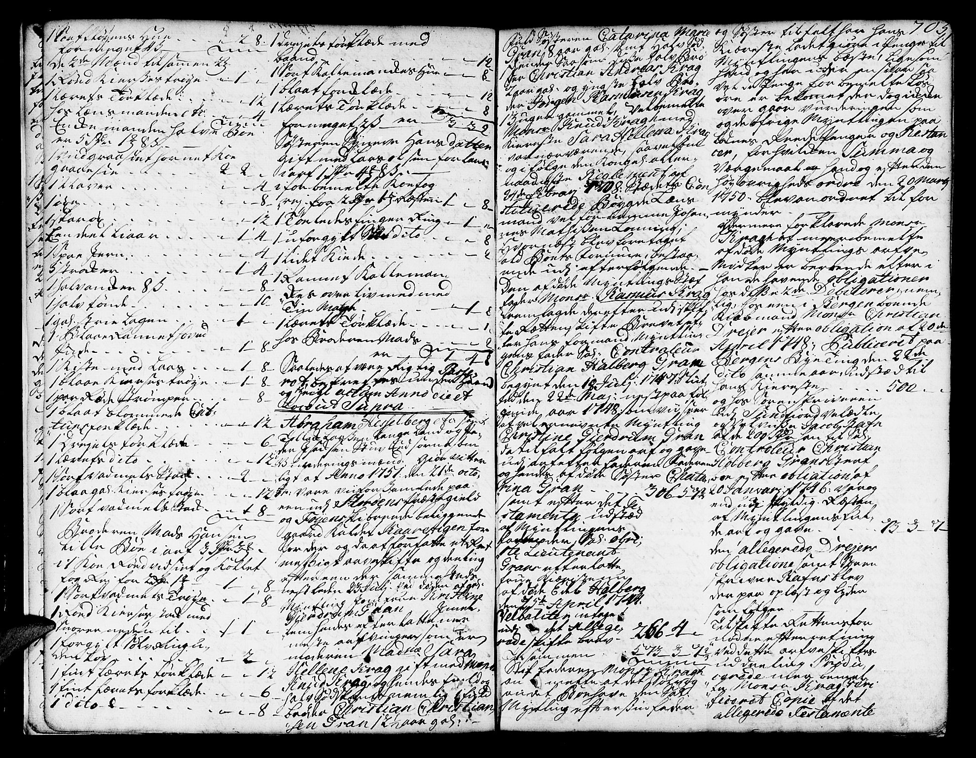 Sunnhordland sorenskrivar, SAB/A-2401/1/H/Ha/Haa/L0006: Skifteprotokollar. Register på lesesal. Fol. 1061- ut, 1751-1753, s. 702b-703a
