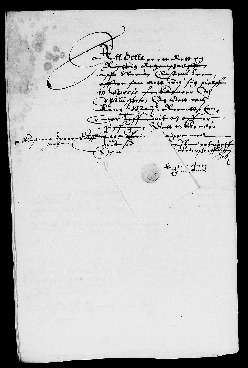 Rentekammeret inntil 1814, Reviderte regnskaper, Lensregnskaper, AV/RA-EA-5023/R/Rb/Rbg/L0001: Verne kloster len, 1599-1619