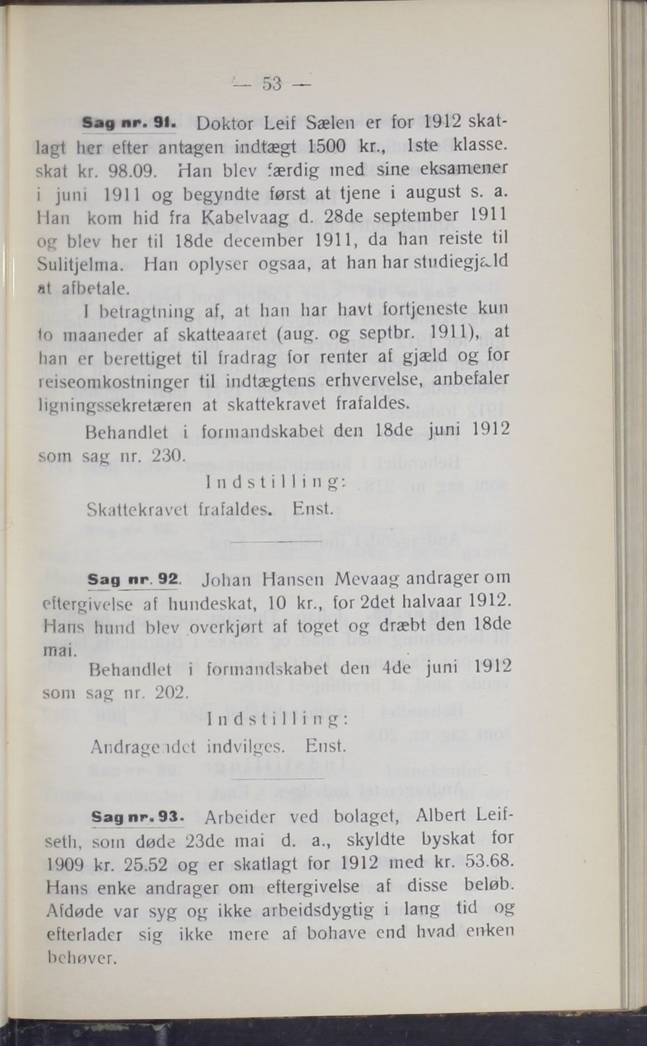 Narvik kommune. Formannskap , AIN/K-18050.150/A/Ab/L0002: Møtebok, 1912