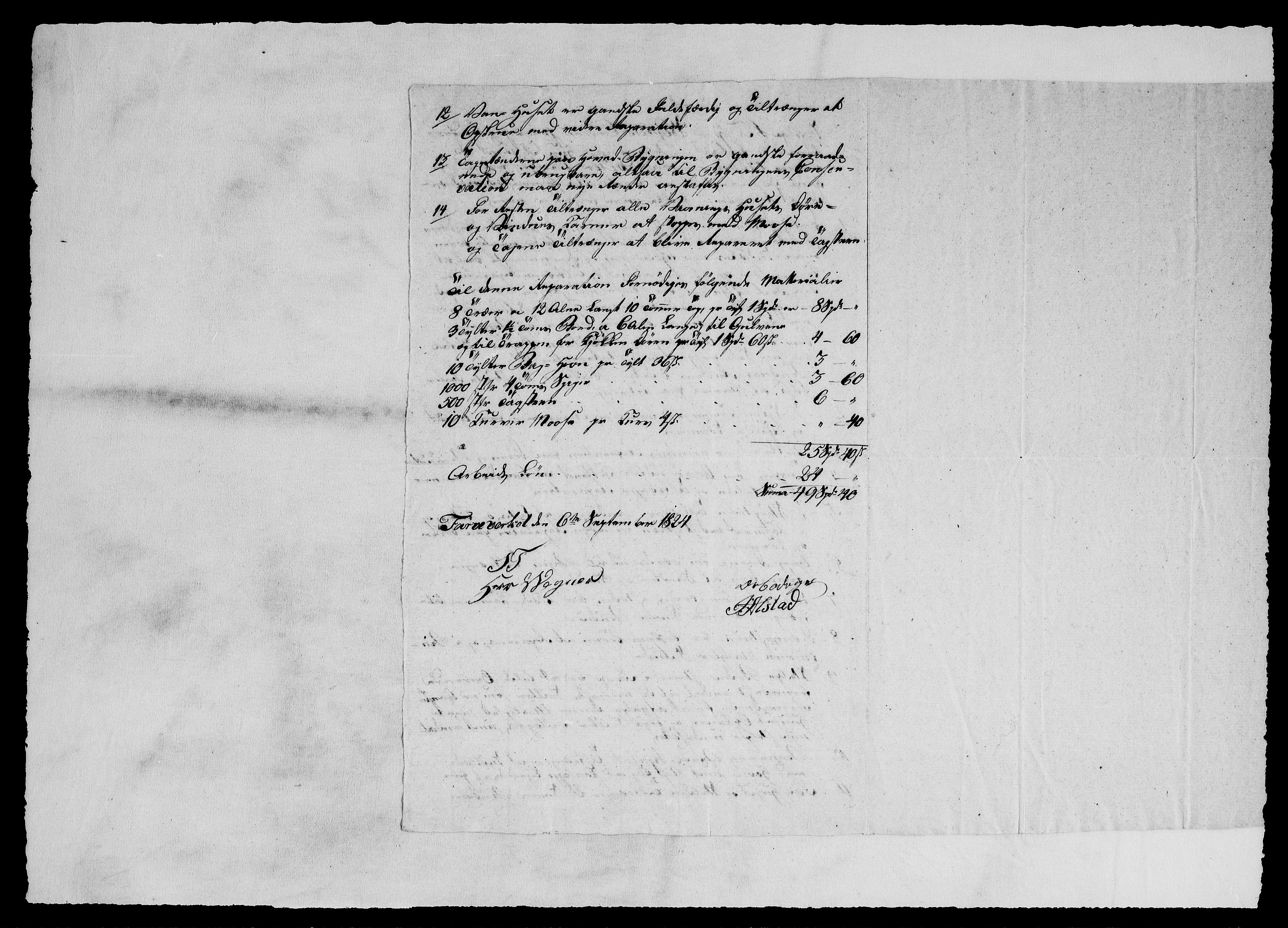 Modums Blaafarveværk, AV/RA-PA-0157/G/Gf/L0368/0001: -- / Papirer vedk. Dele Grændserne af Eiendommene.  Kartforretning.  Besigtelsesforretning., 1824-1840, s. 6