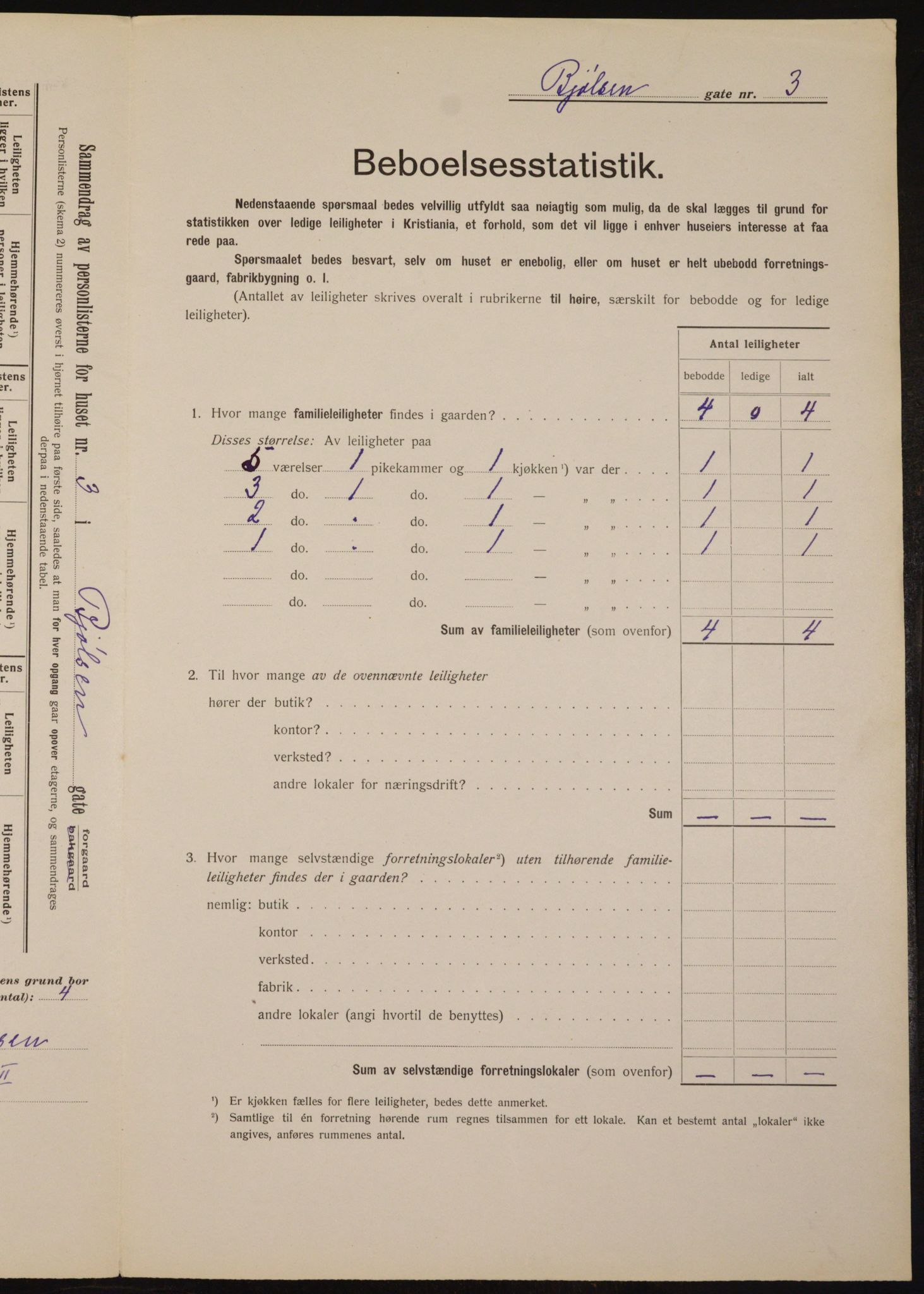 OBA, Kommunal folketelling 1.2.1912 for Kristiania, 1912, s. 6300