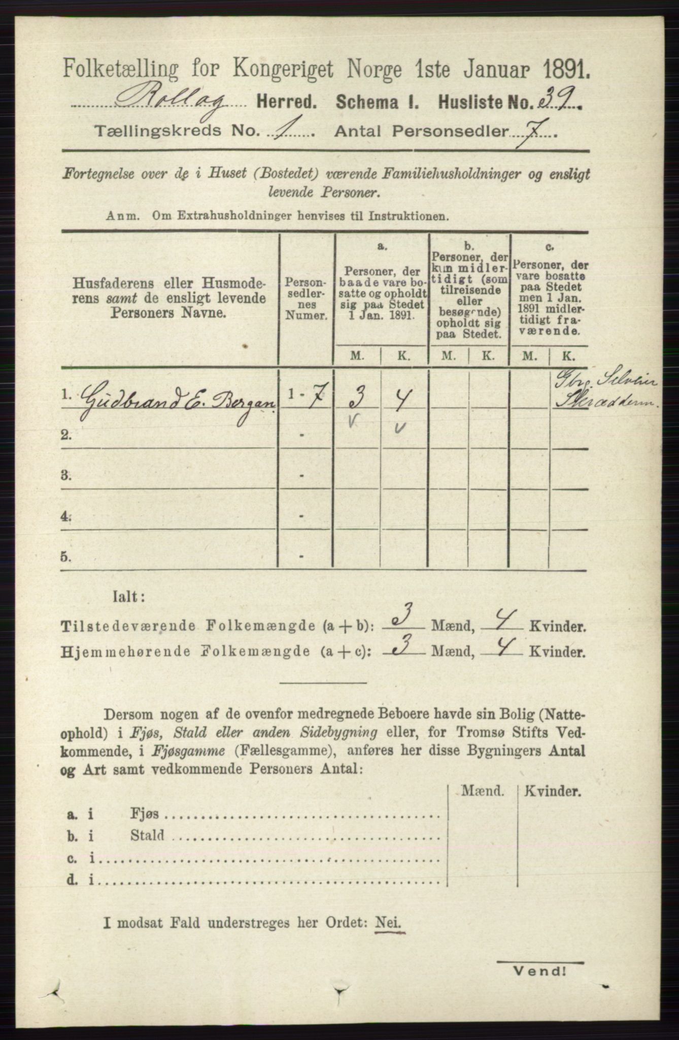 RA, Folketelling 1891 for 0632 Rollag herred, 1891, s. 55