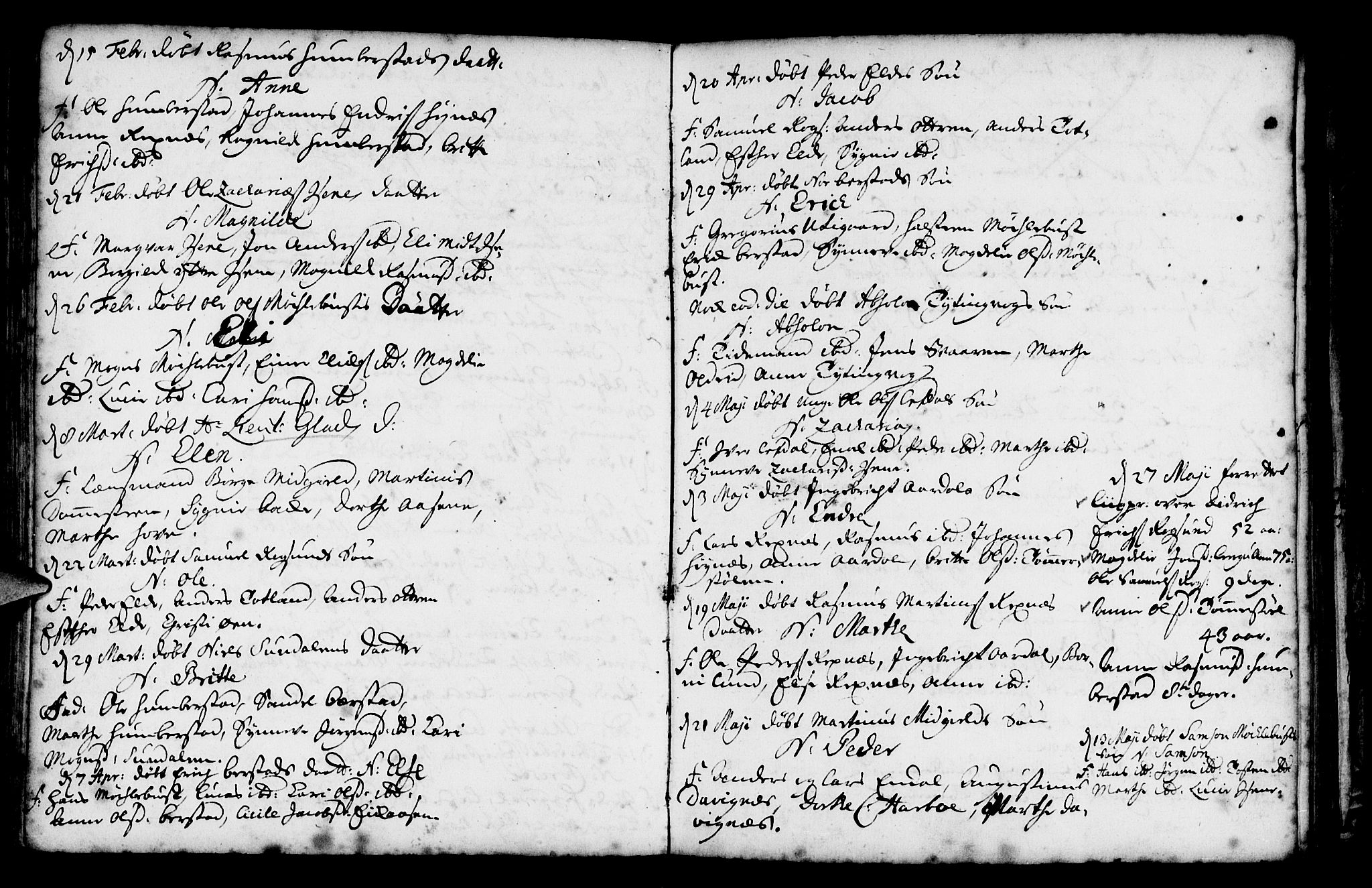 Davik sokneprestembete, AV/SAB-A-79701/H/Haa/Haaa/L0001: Ministerialbok nr. A 1, 1710-1742, s. 92