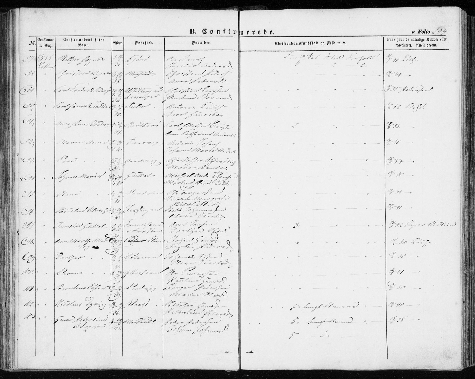 Ministerialprotokoller, klokkerbøker og fødselsregistre - Sør-Trøndelag, SAT/A-1456/634/L0530: Ministerialbok nr. 634A06, 1852-1860, s. 194