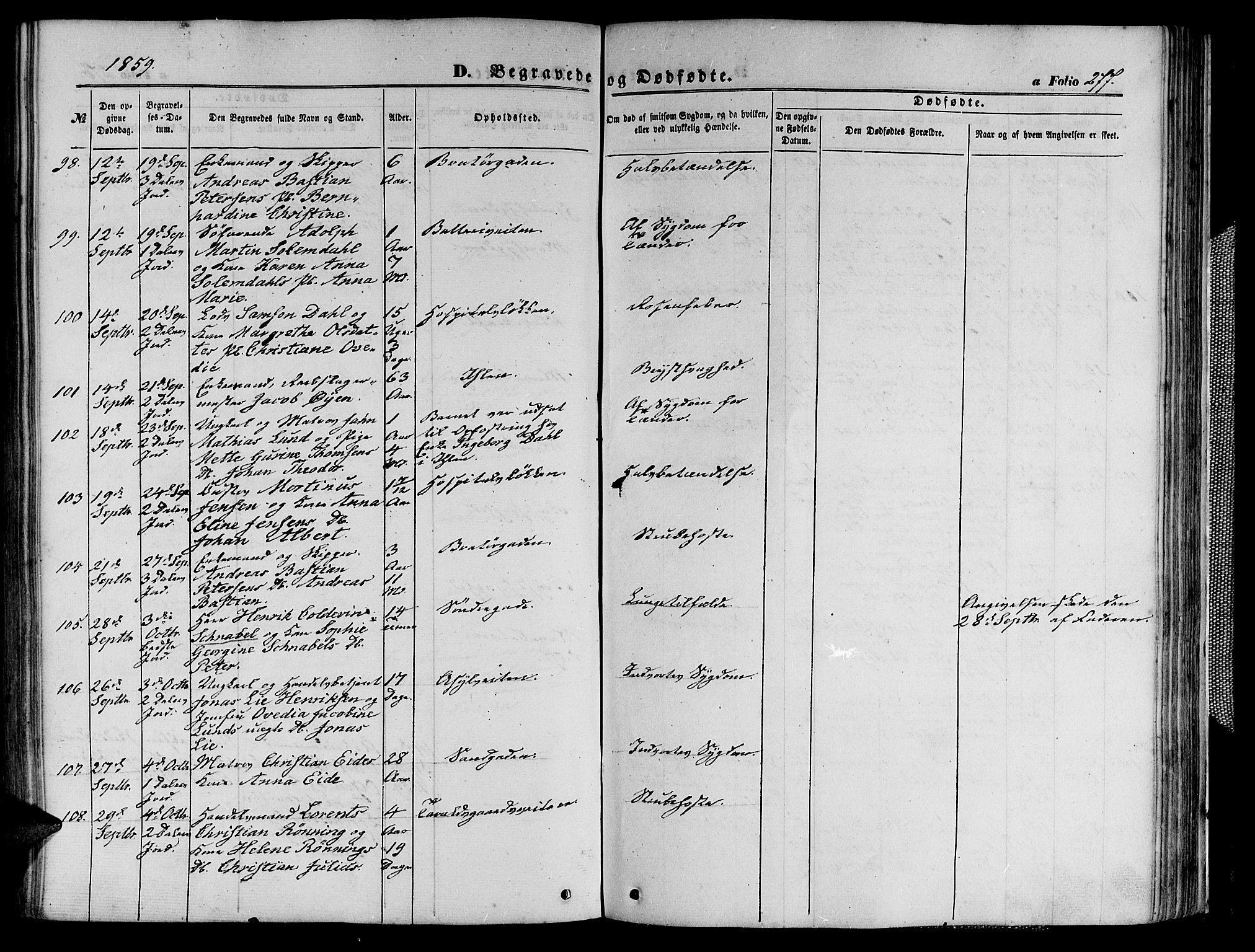 Ministerialprotokoller, klokkerbøker og fødselsregistre - Sør-Trøndelag, AV/SAT-A-1456/602/L0139: Klokkerbok nr. 602C07, 1859-1864, s. 277