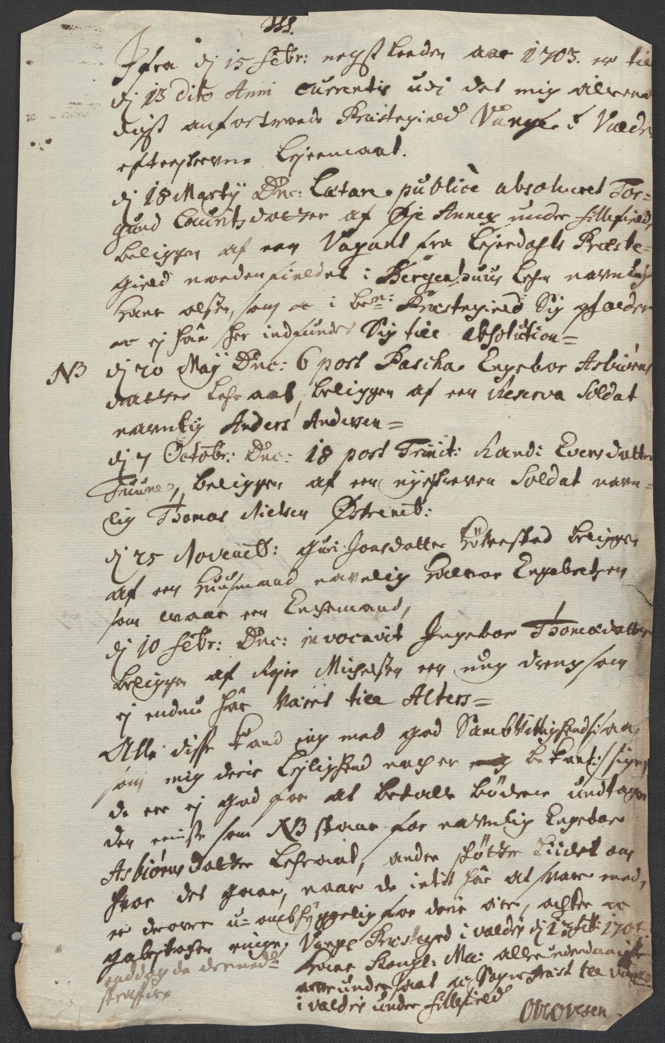 Rentekammeret inntil 1814, Reviderte regnskaper, Fogderegnskap, RA/EA-4092/R18/L1301: Fogderegnskap Hadeland, Toten og Valdres, 1703, s. 105