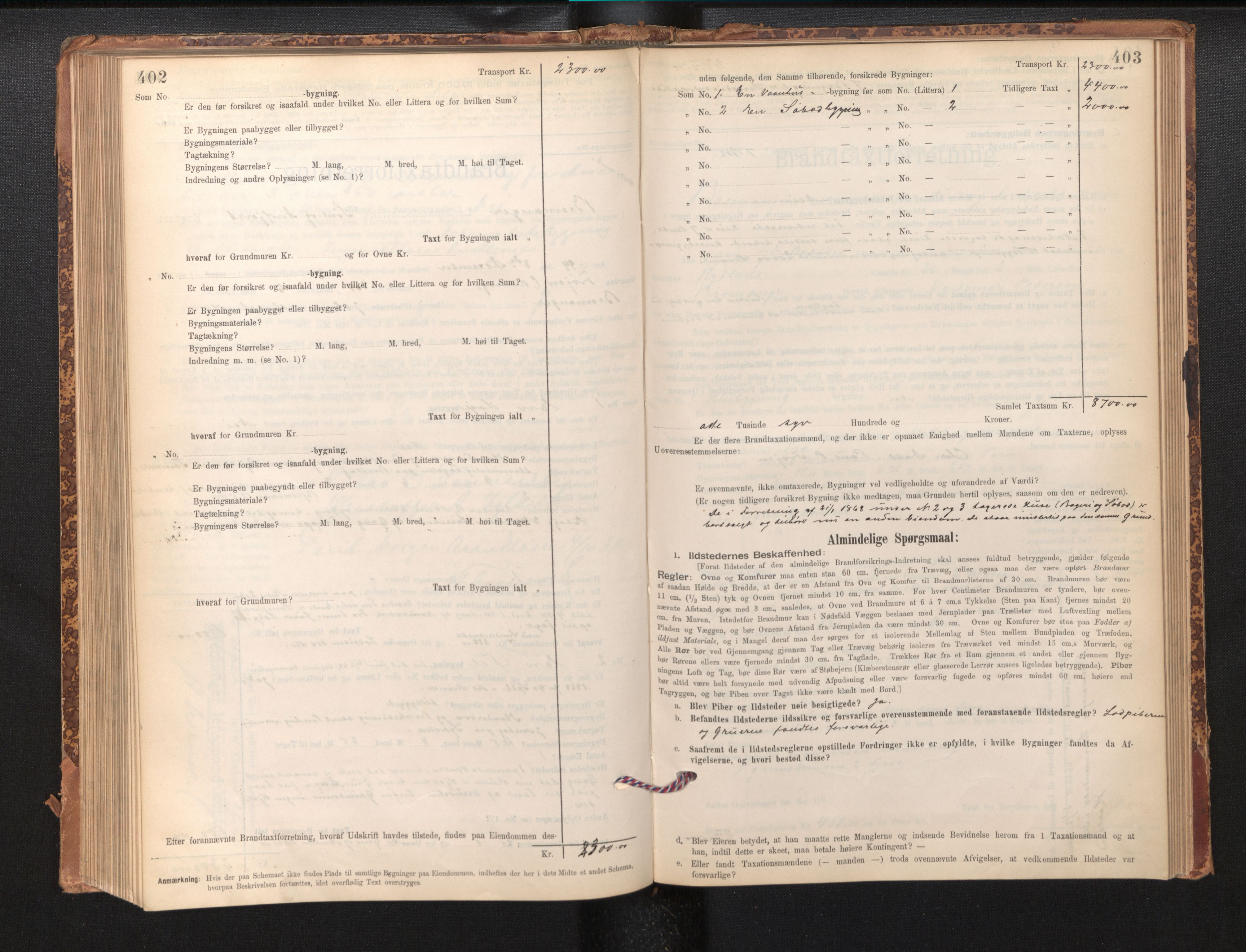 Lensmannen i Bremanger, SAB/A-26701/0012/L0007: Branntakstprotokoll, skjematakst, 1895-1936, s. 402-403