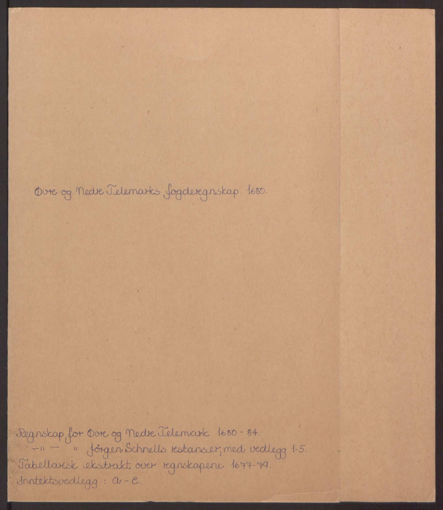 Rentekammeret inntil 1814, Reviderte regnskaper, Fogderegnskap, AV/RA-EA-4092/R35/L2075: Fogderegnskap Øvre og Nedre Telemark, 1680-1684, s. 2
