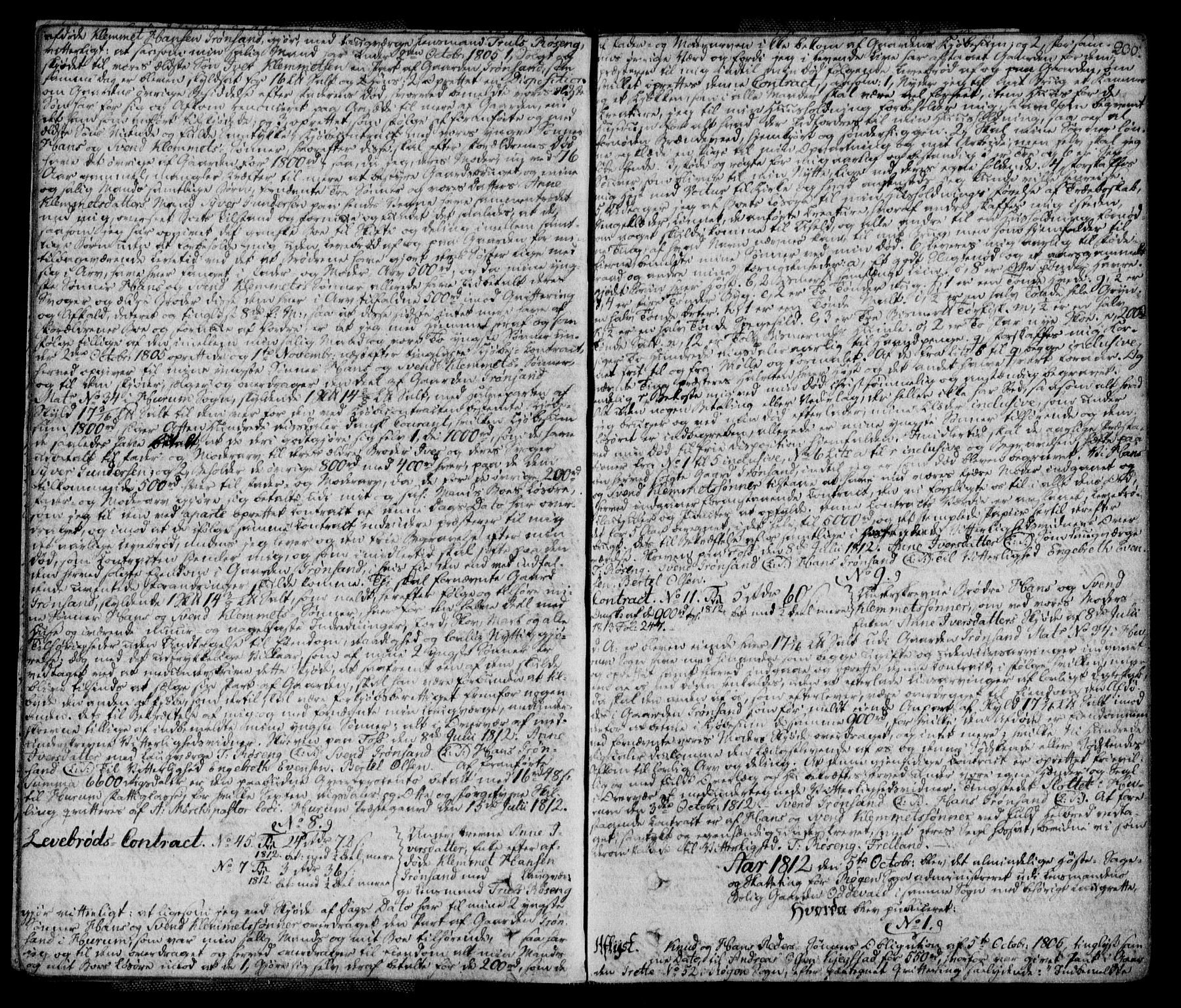 Lier, Røyken og Hurum sorenskriveri, AV/SAKO-A-89/G/Ga/Gab/L0002a: Pantebok nr. 2a, 1809-1815, s. 200