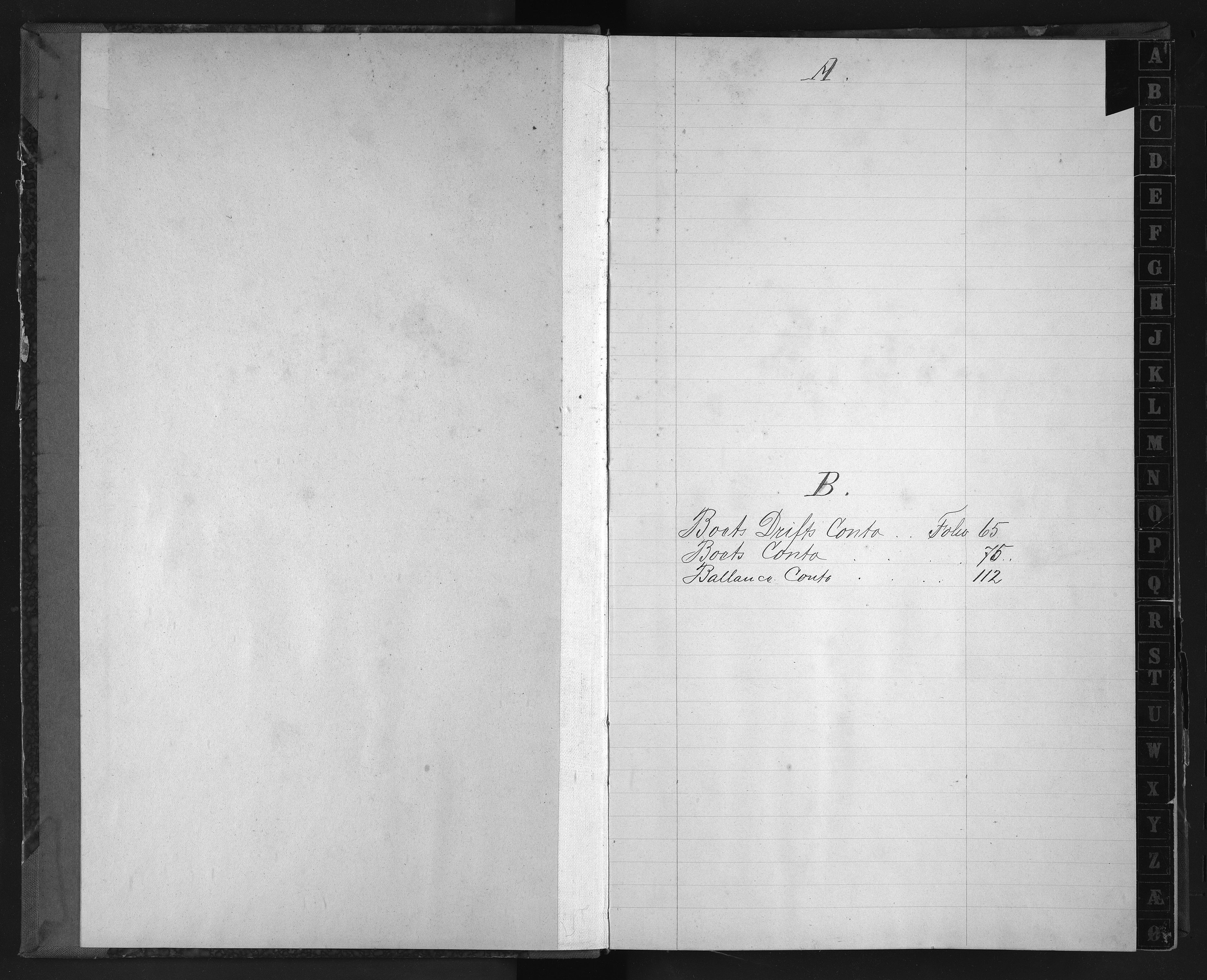 Egelands Verk, NESJ/NJM-002/08/L0007: Journal konto-oversikt, 1884