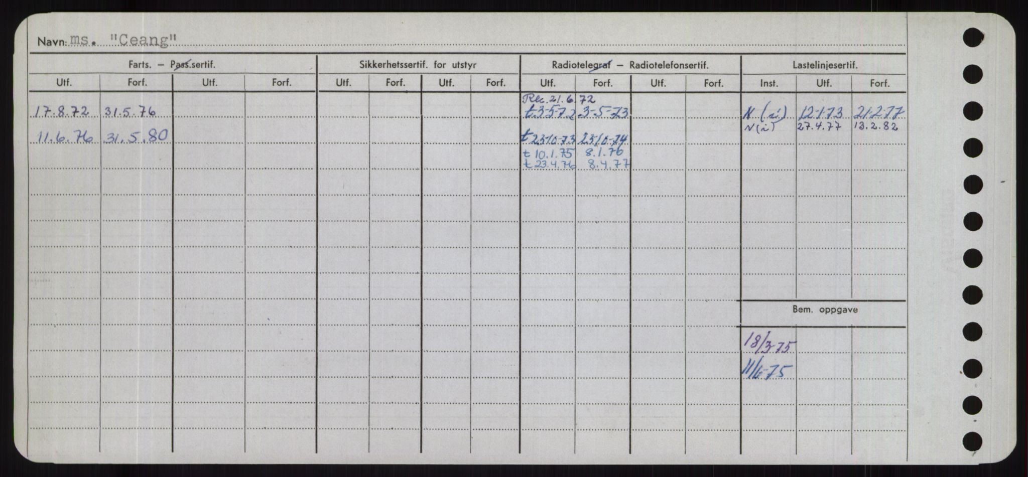 Sjøfartsdirektoratet med forløpere, Skipsmålingen, RA/S-1627/H/Hd/L0007: Fartøy, C, s. 48