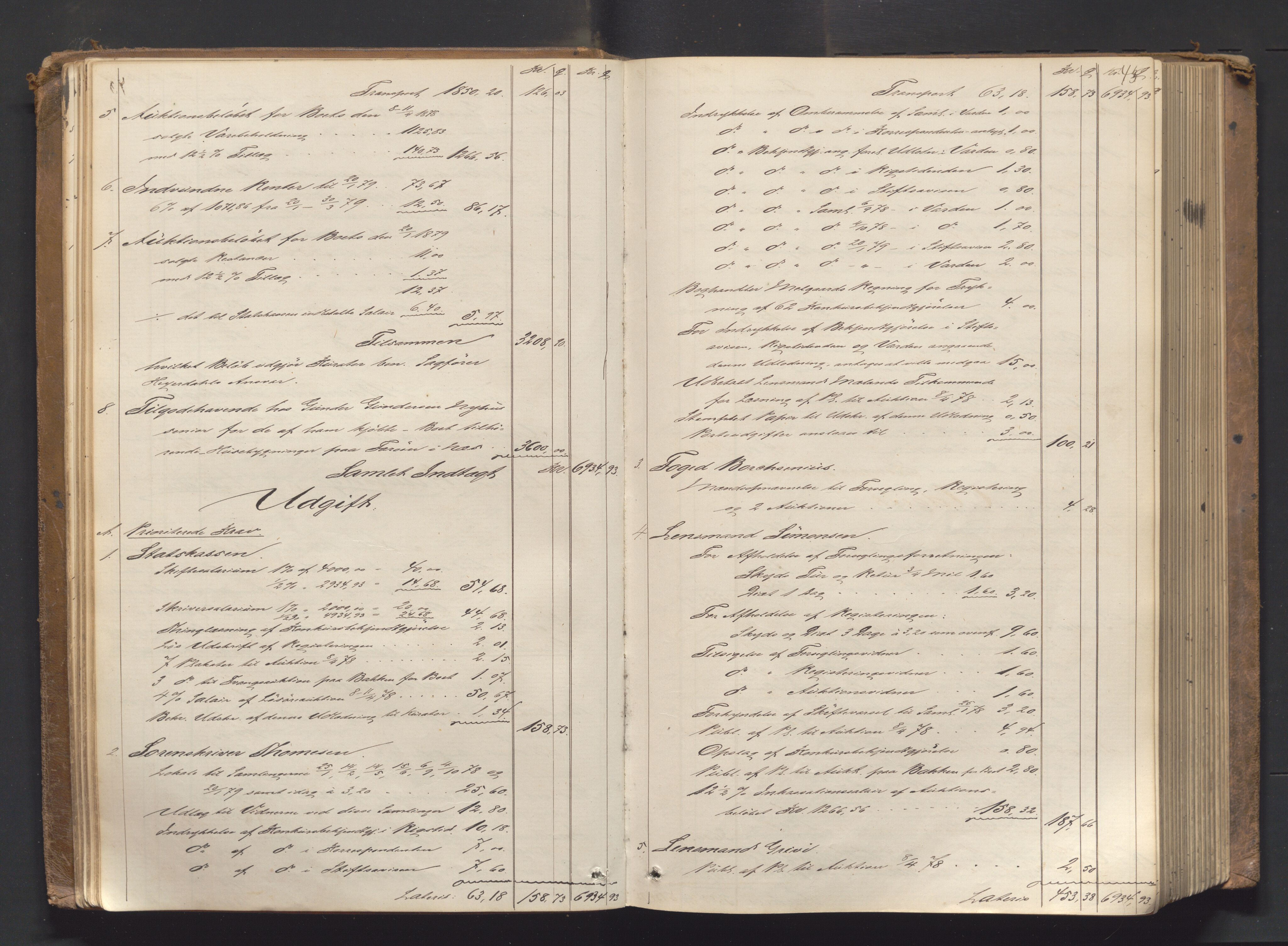Nedre Telemark sorenskriveri, AV/SAKO-A-135/H/Hb/Hbe/L0003: Skifteutlodningsprotokoll, 1878-1892, s. 42b-43a