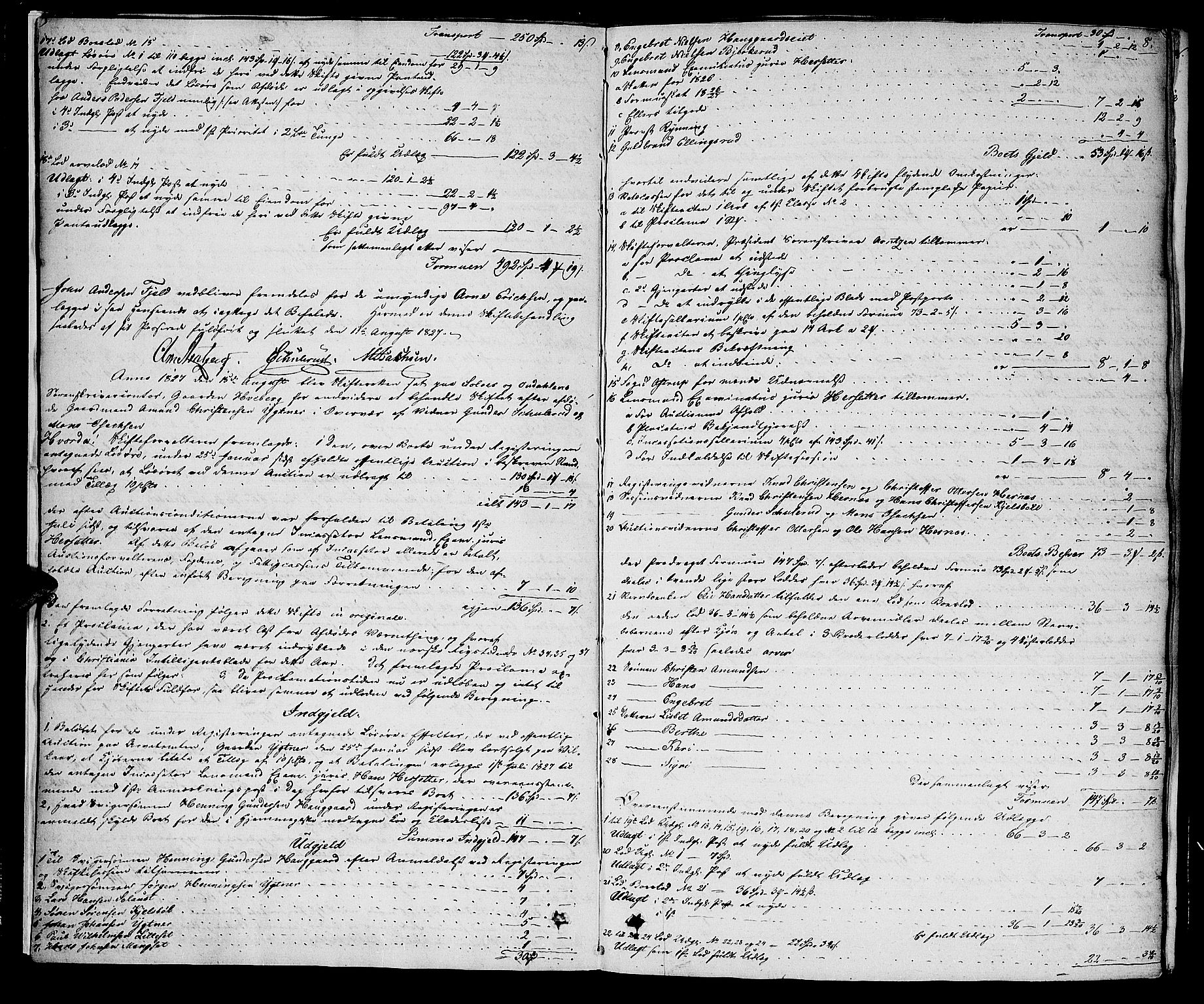 Vinger og Odal sorenskriveri, AV/SAH-TING-022/J/Jc/Jca/L0001: Skifteutlodningsprotokoll - Odal, 1827-1849, s. 7b-8a