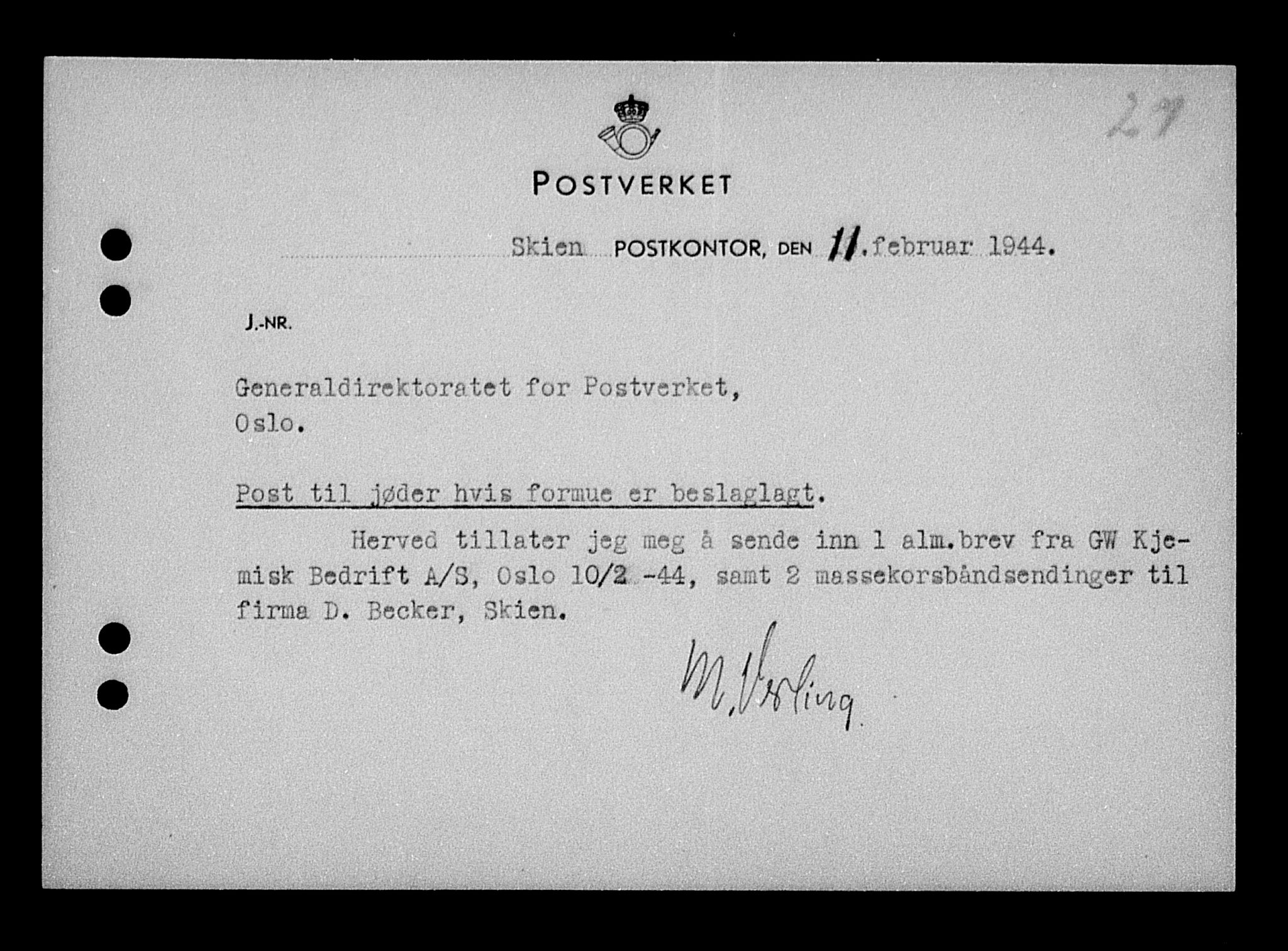 Justisdepartementet, Tilbakeføringskontoret for inndratte formuer, AV/RA-S-1564/H/Hc/Hcd/L0990: --, 1945-1947, s. 18
