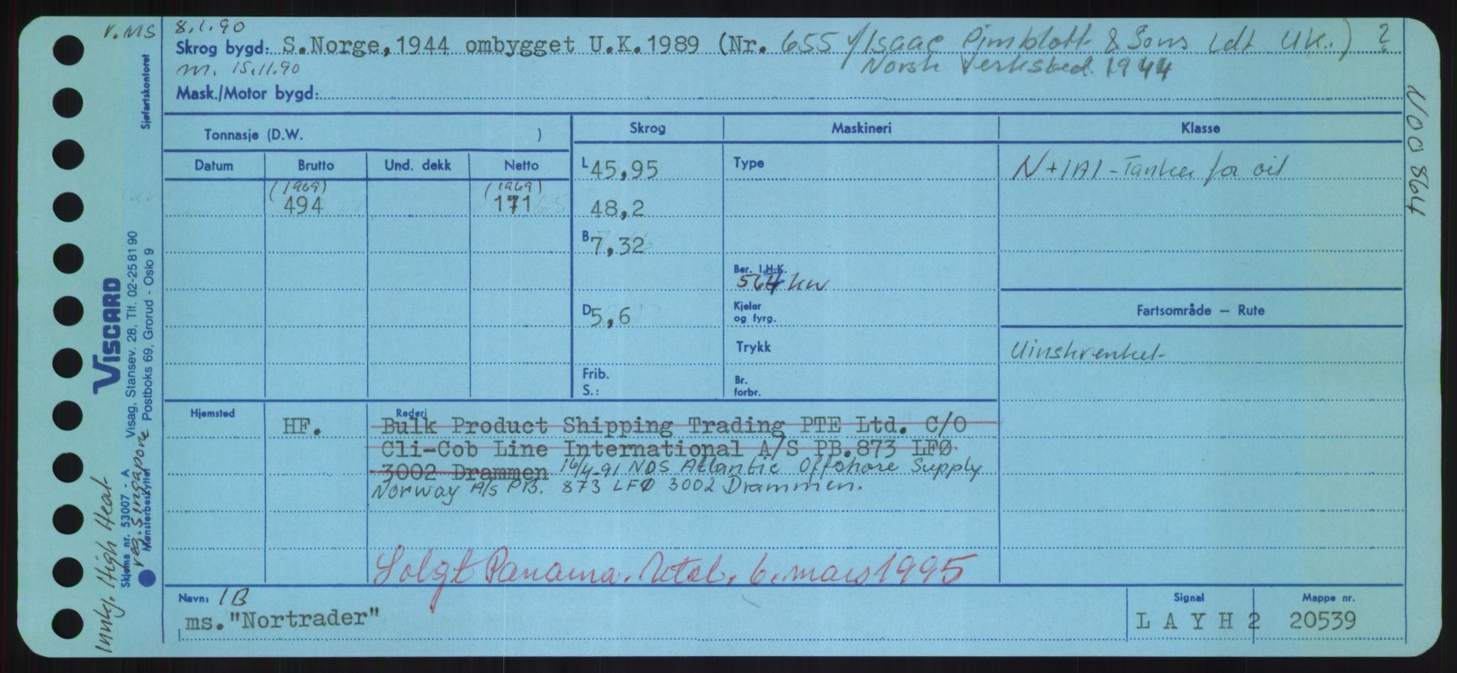 Sjøfartsdirektoratet med forløpere, Skipsmålingen, AV/RA-S-1627/H/Hd/L0027: Fartøy, Norhop-Nør, s. 215