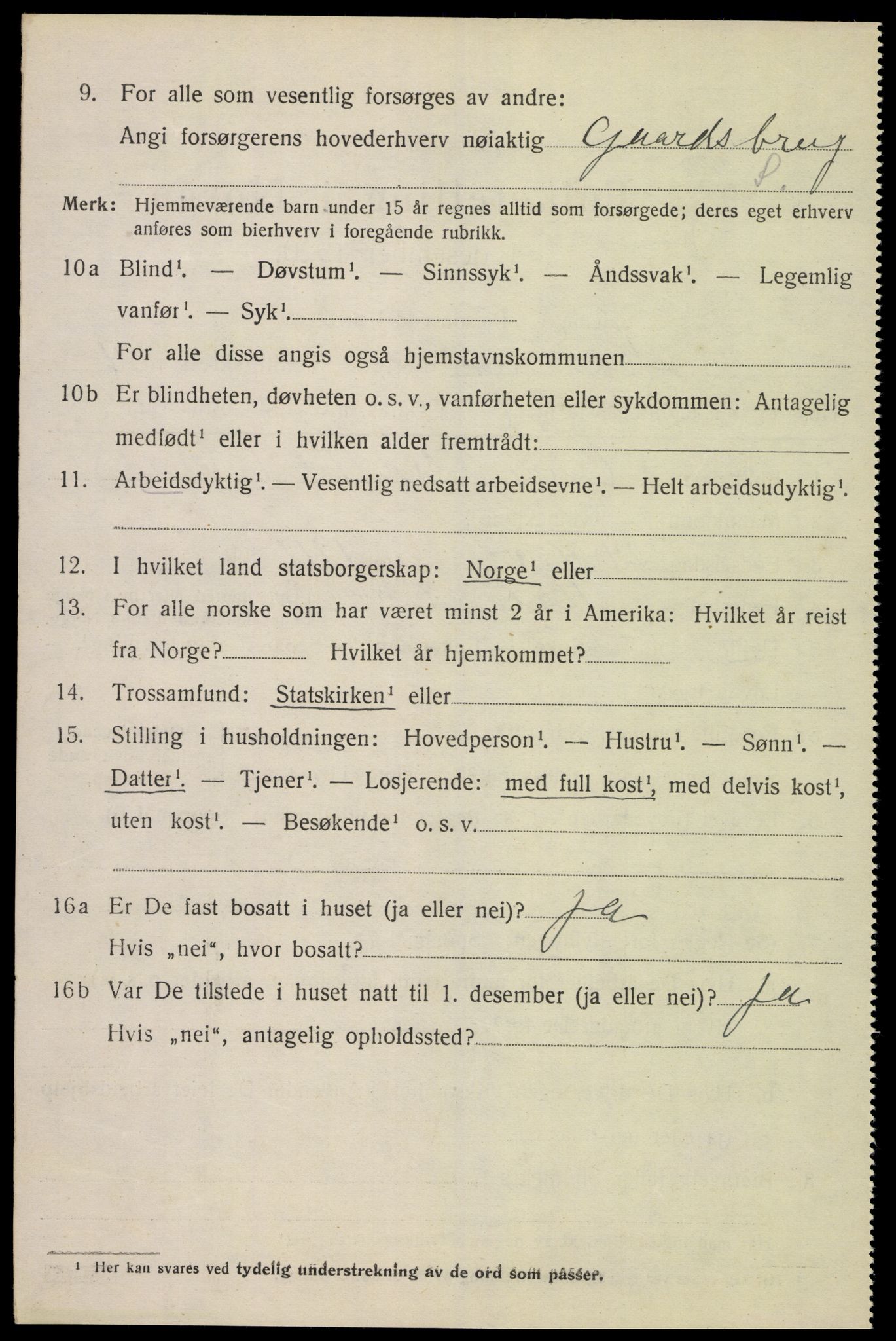 SAK, Folketelling 1920 for 1027 Konsmo herred, 1920, s. 1227