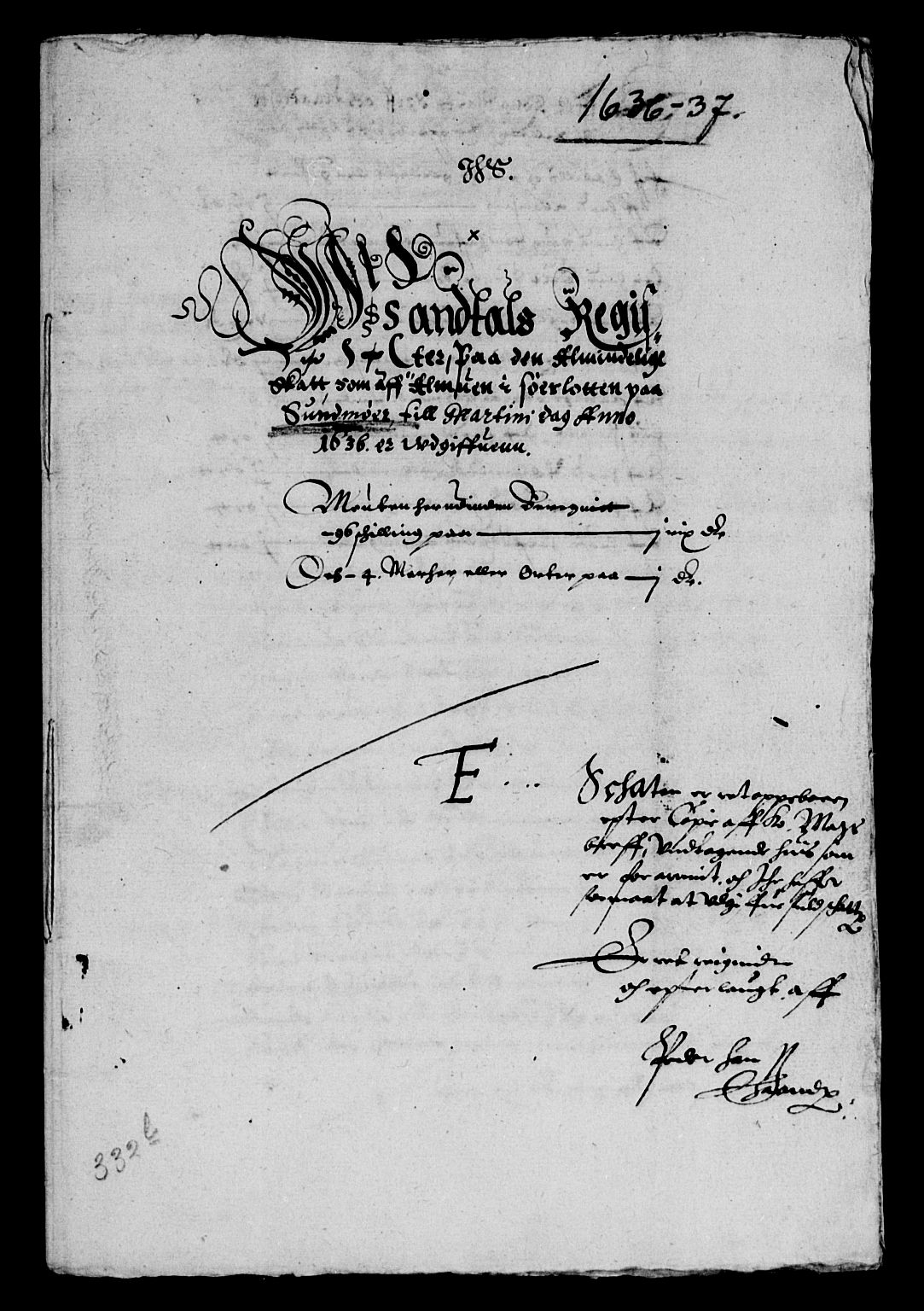 Rentekammeret inntil 1814, Reviderte regnskaper, Lensregnskaper, AV/RA-EA-5023/R/Rb/Rbt/L0074: Bergenhus len, 1636-1637