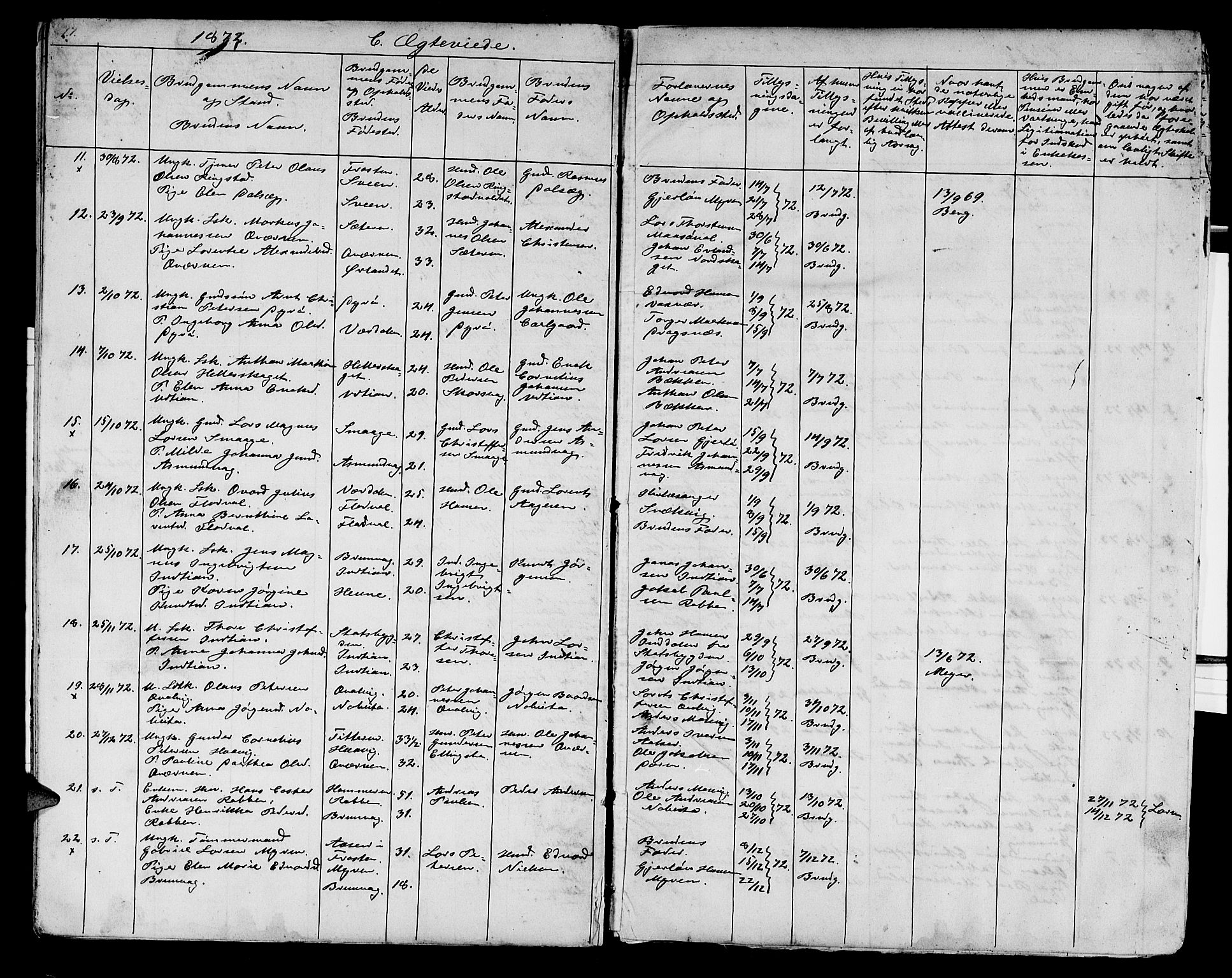 Ministerialprotokoller, klokkerbøker og fødselsregistre - Sør-Trøndelag, AV/SAT-A-1456/634/L0540: Klokkerbok nr. 634C02, 1866-1873, s. 17