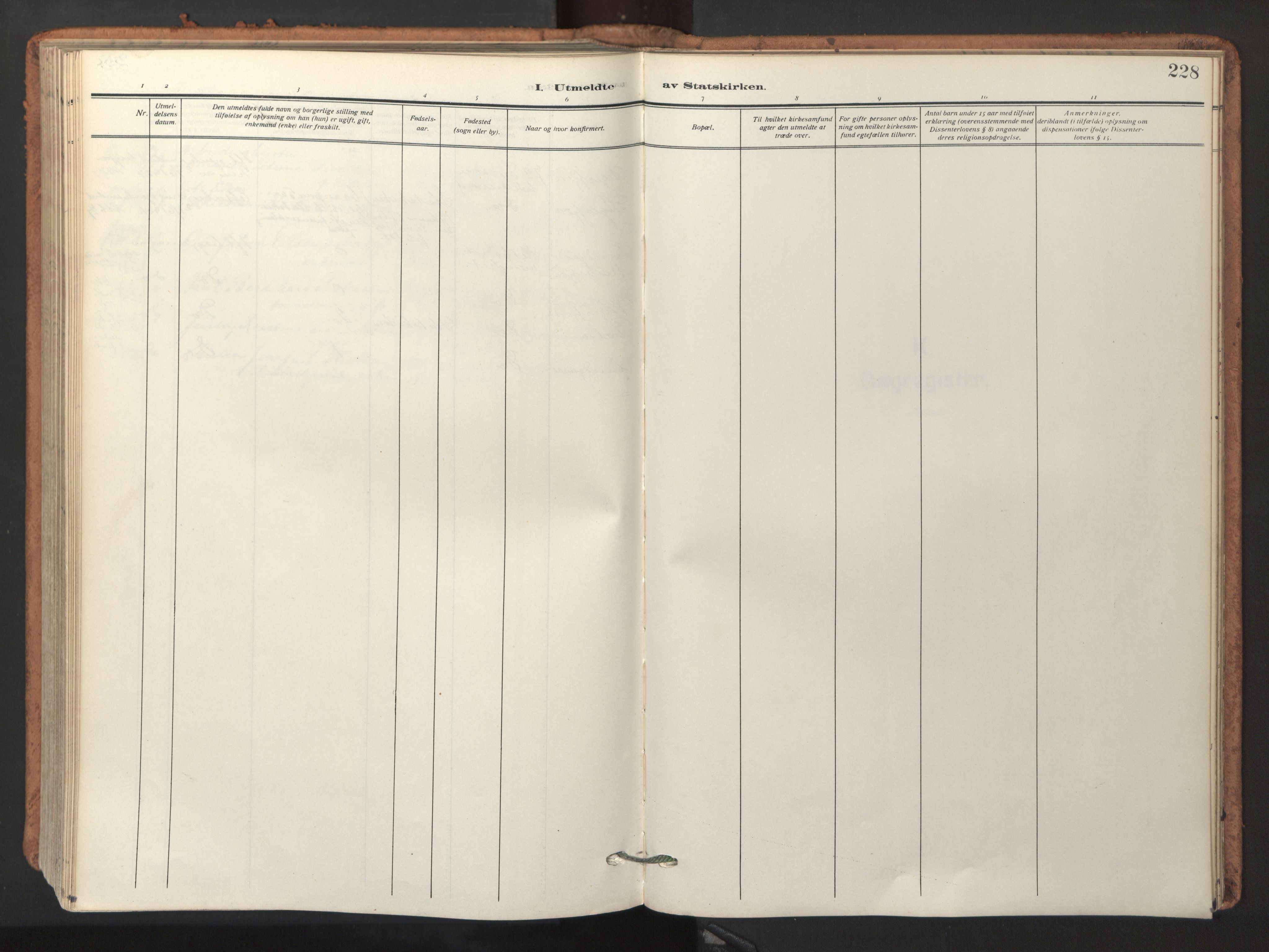 Ministerialprotokoller, klokkerbøker og fødselsregistre - Nordland, AV/SAT-A-1459/895/L1374: Ministerialbok nr. 895A09, 1915-1925, s. 228