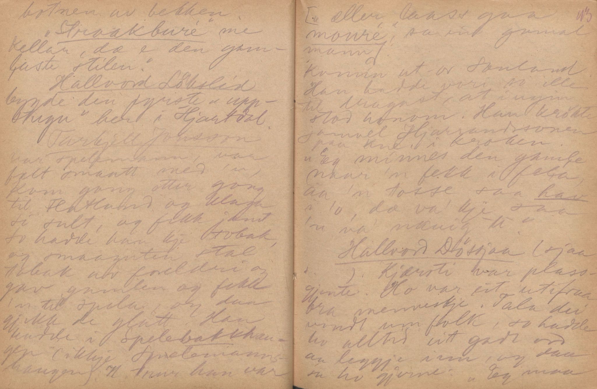Rikard Berge, TEMU/TGM-A-1003/F/L0004/0027: 101-159 / 130 Hjartdal, Heitdal m.fl.st., 1910, s. 92-93