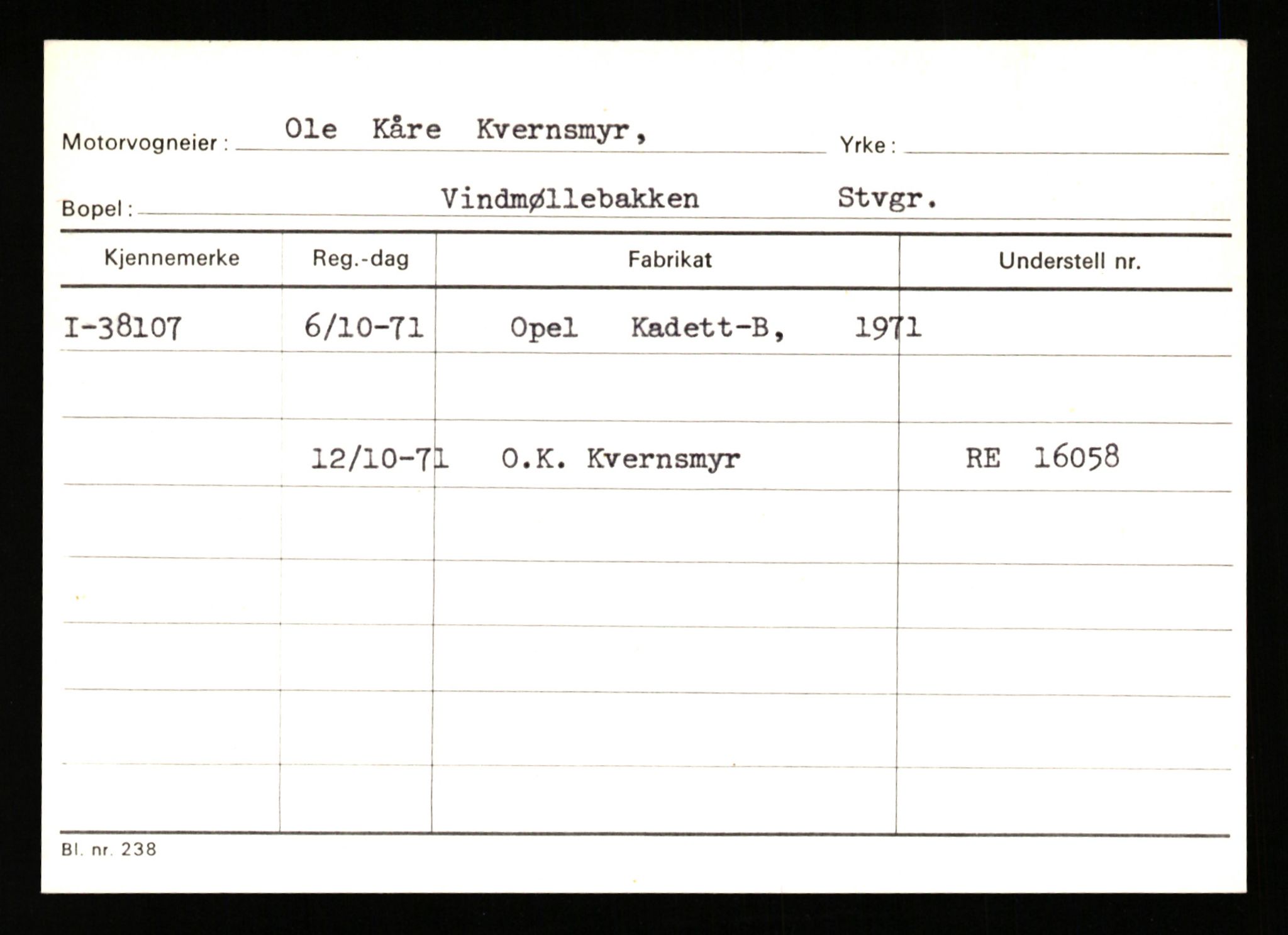 Stavanger trafikkstasjon, SAST/A-101942/0/G/L0006: Registreringsnummer: 34250 - 49007, 1930-1971, s. 1043