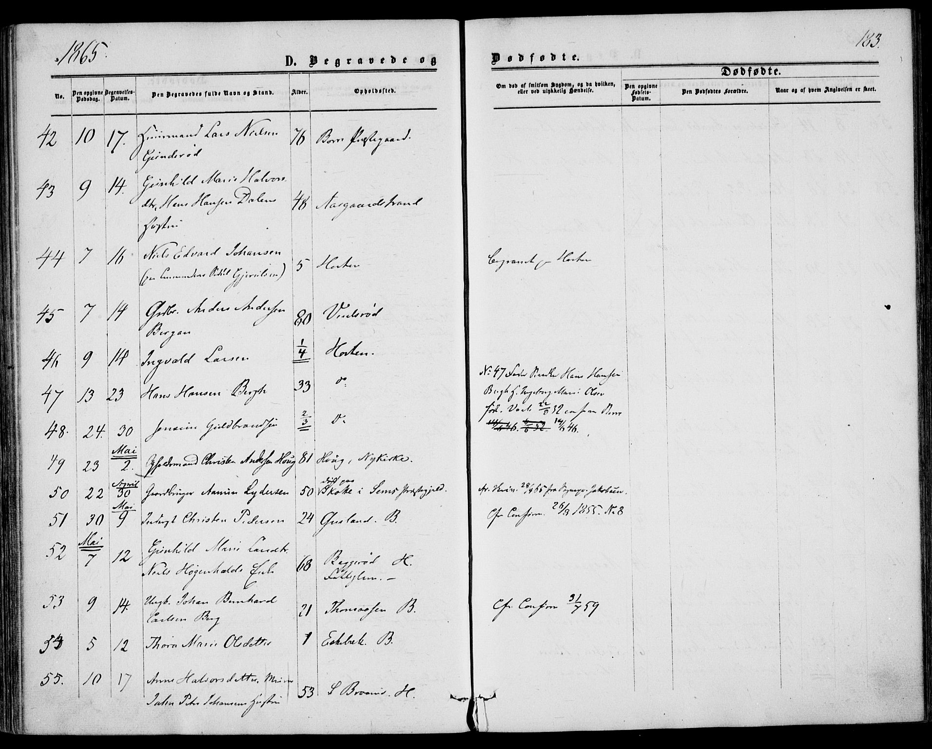 Borre kirkebøker, AV/SAKO-A-338/F/Fa/L0007: Ministerialbok nr. I 7, 1862-1867, s. 183