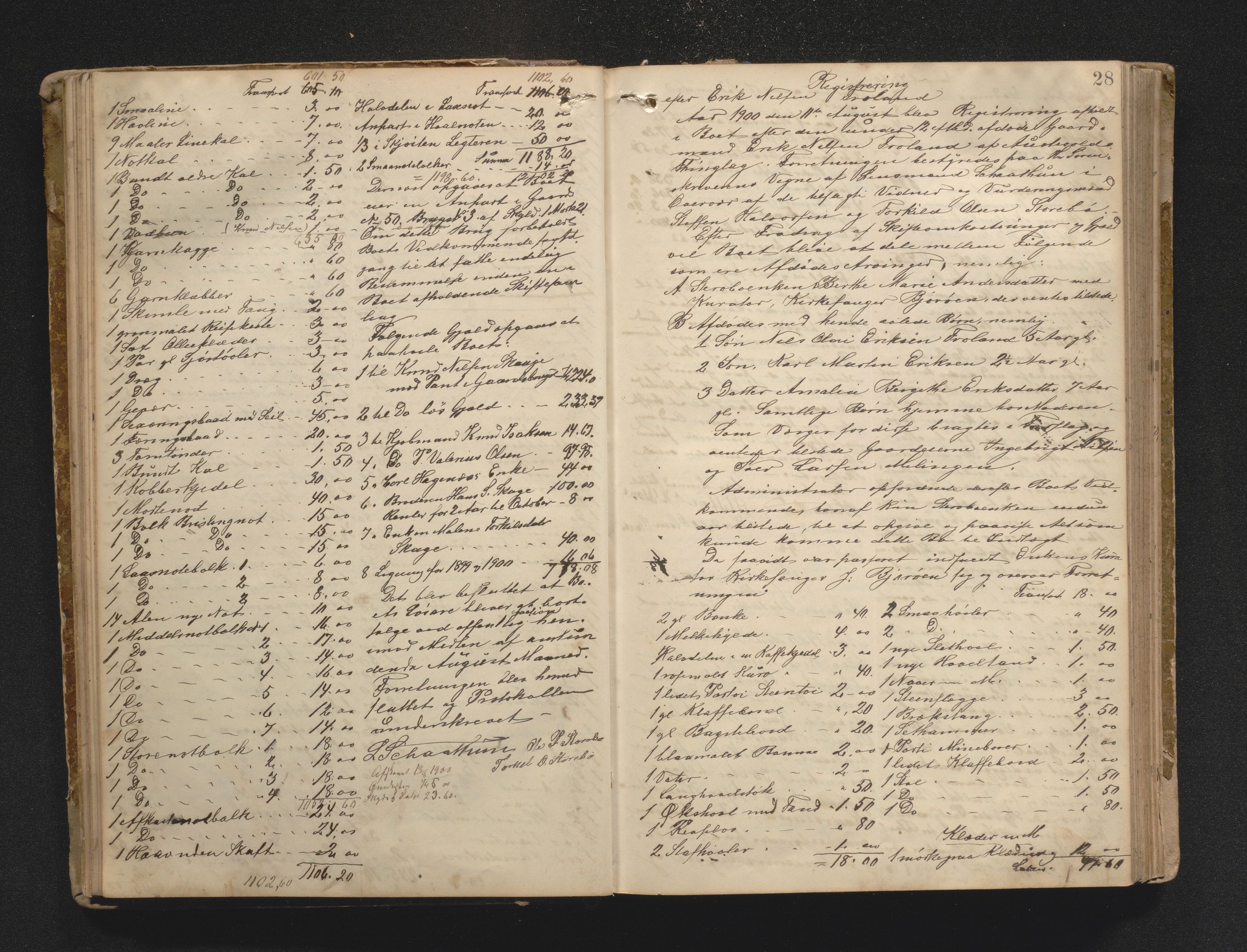 Lensmannen i Sund og Austevoll, AV/SAB-A-35201/0006/L0012: Registreringsprotokoll, 1898-1925, s. 27b-28a