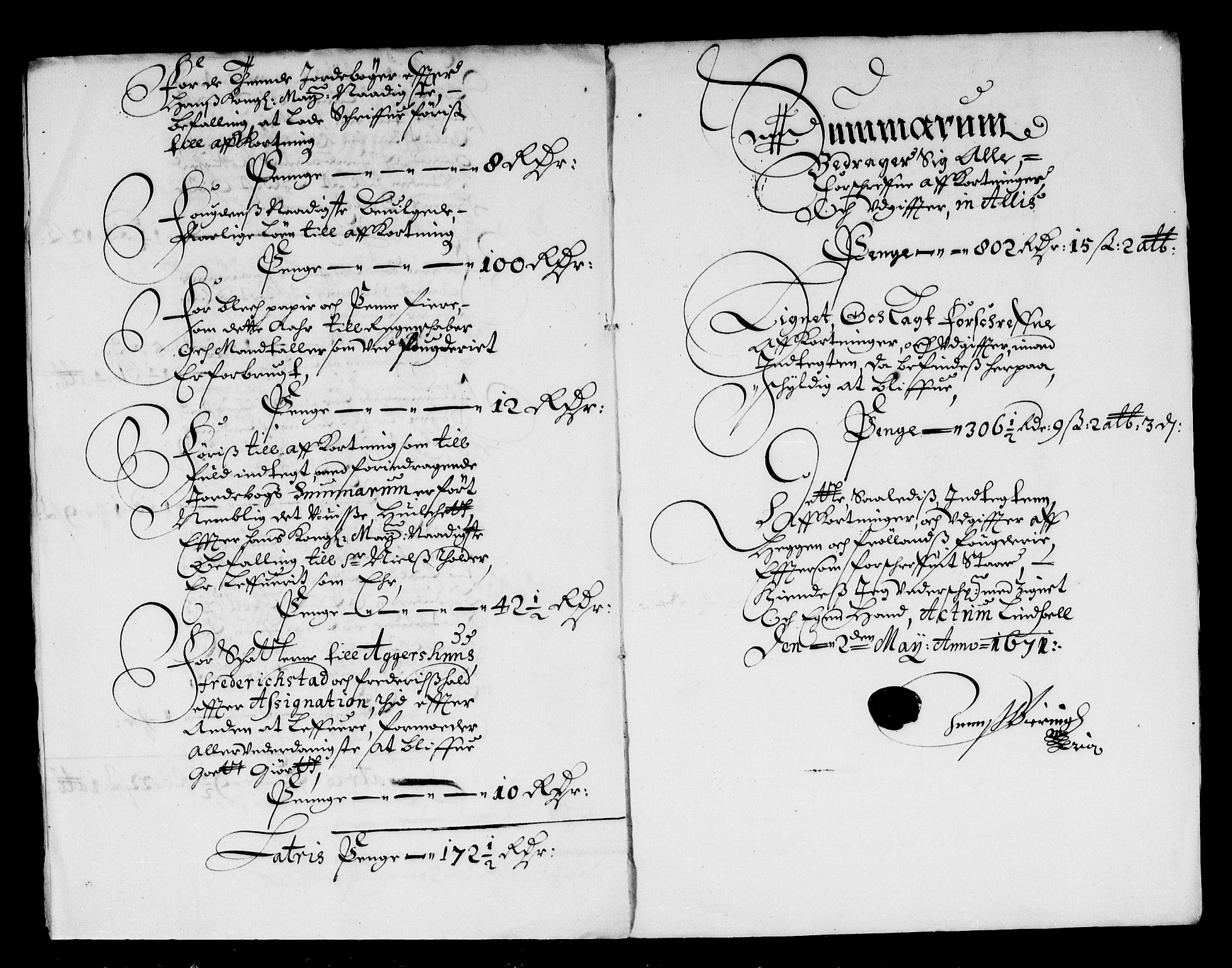 Rentekammeret inntil 1814, Reviderte regnskaper, Stiftamtstueregnskaper, Landkommissariatet på Akershus og Akershus stiftamt, AV/RA-EA-5869/R/Rb/L0073: Akershus stiftamt, 1670